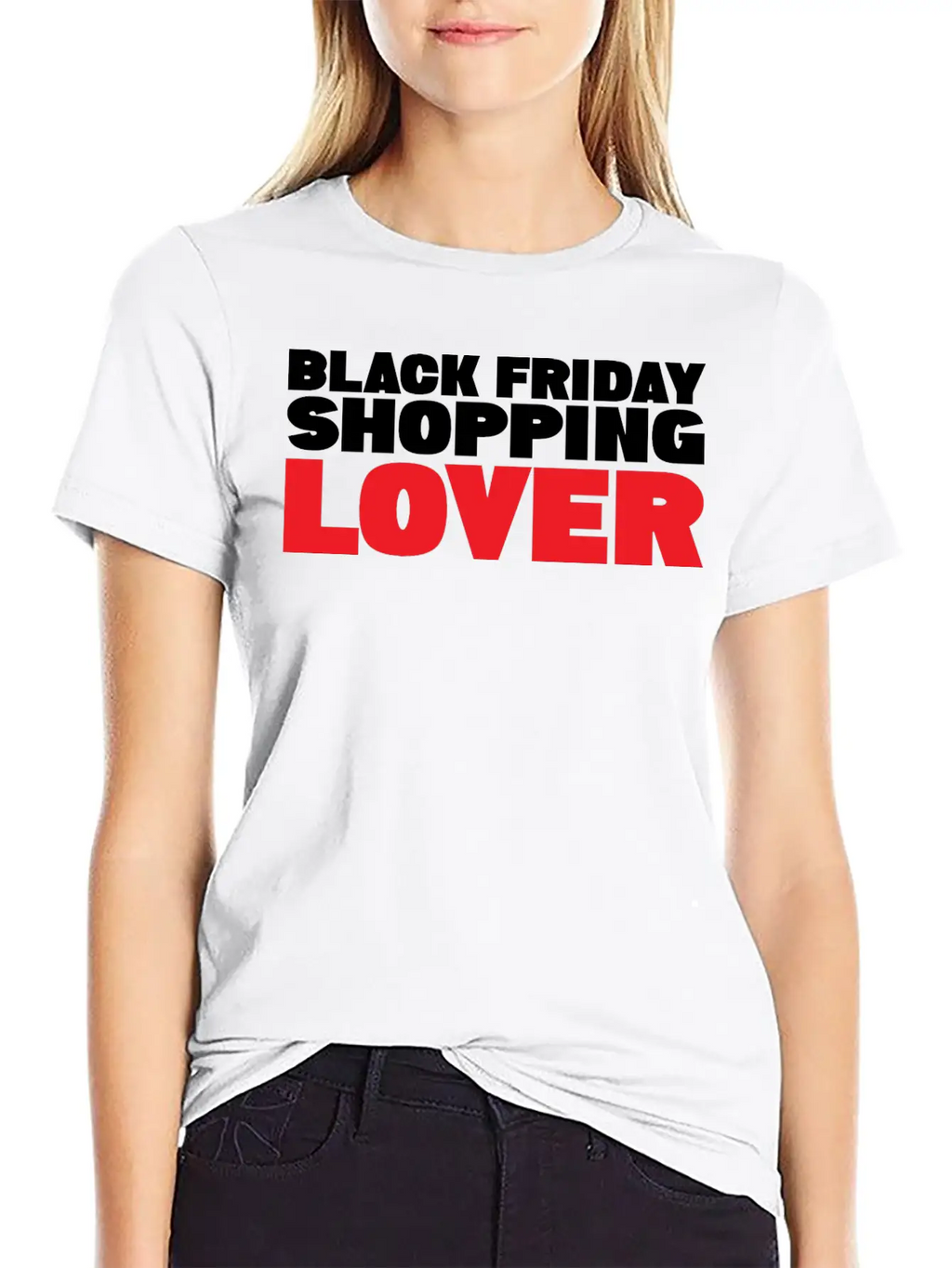 BLACK FRIDAY SHOPPING LOVER Stylish Everyday T-Shirt – Unisex Basic Cotton Tee