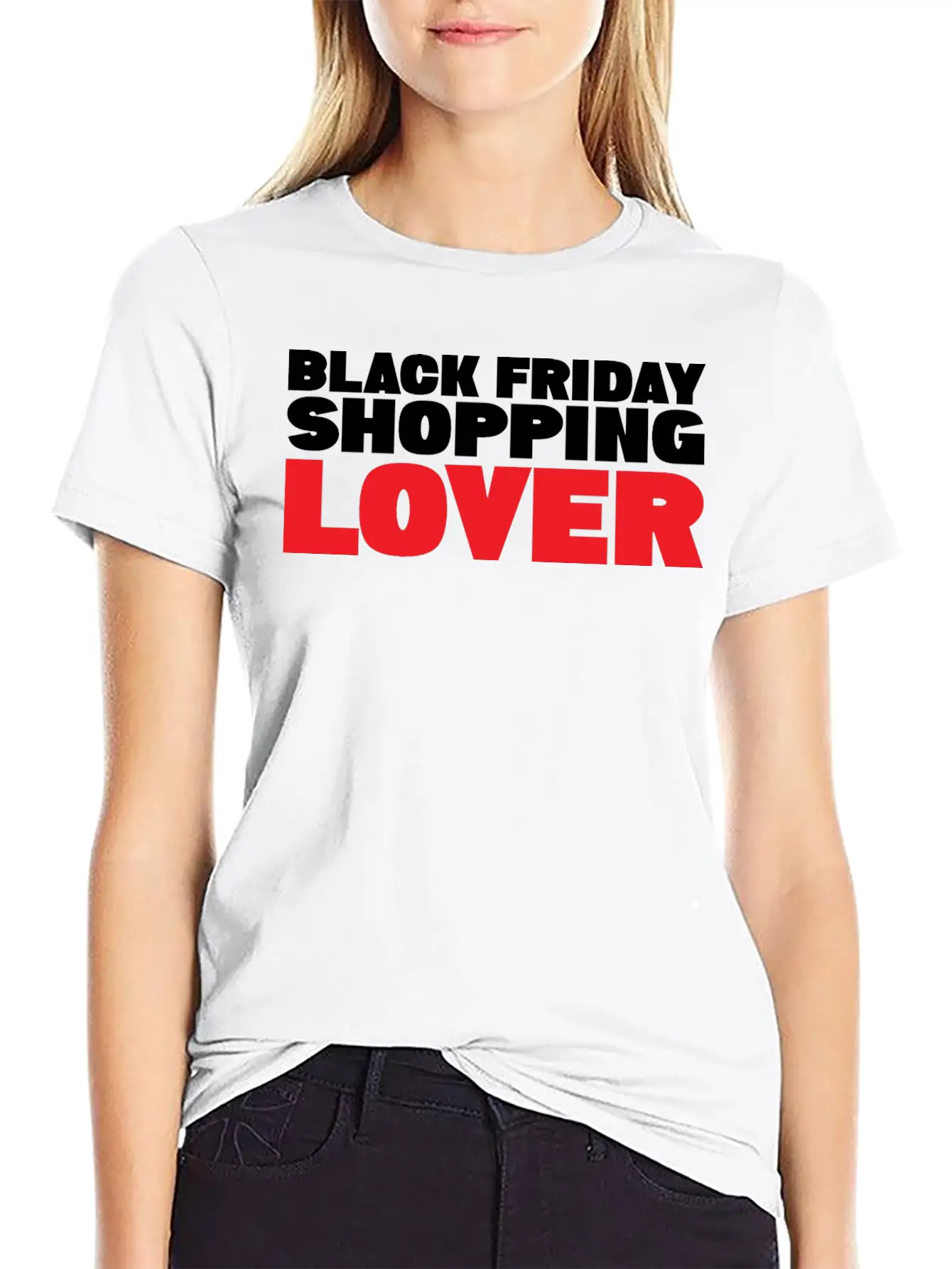 BLACK FRIDAY SHOPPING LOVER Stylish Everyday T-Shirt – Unisex Basic Cotton Tee