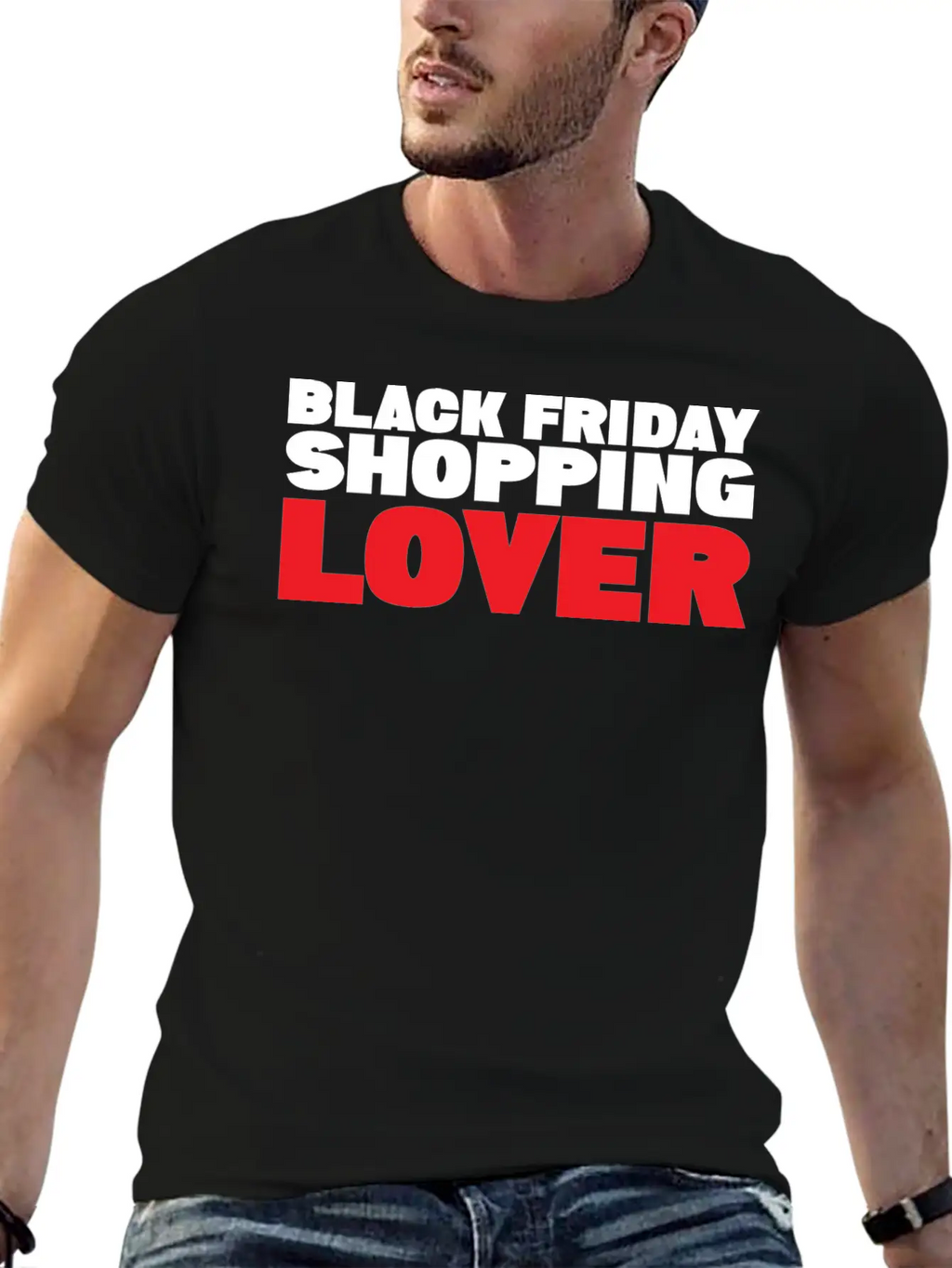 BLACK FRIDAY SHOPPING LOVER Stylish Everyday T-Shirt – Unisex Basic Cotton Tee