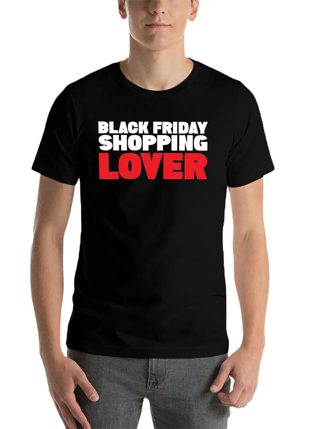 BLACK FRIDAY SHOPPING LOVER Stylish Everyday T-Shirt – Unisex Basic Cotton Tee