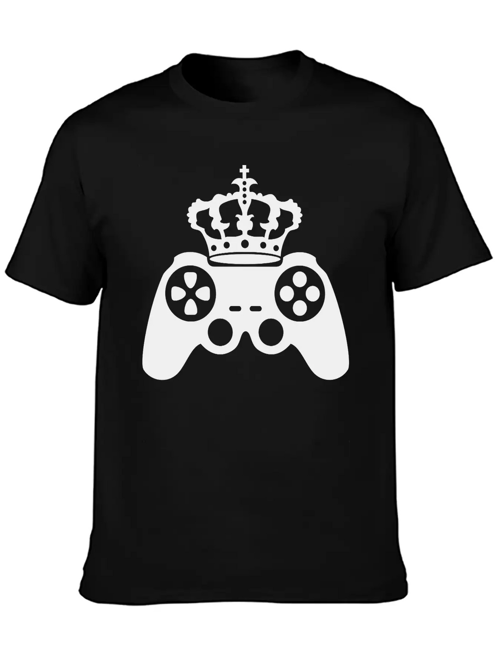 Black Gamer Gamble Playing Computer Fun Console Co Essential Cotton Tee For Daily Outfits – Unisex Style