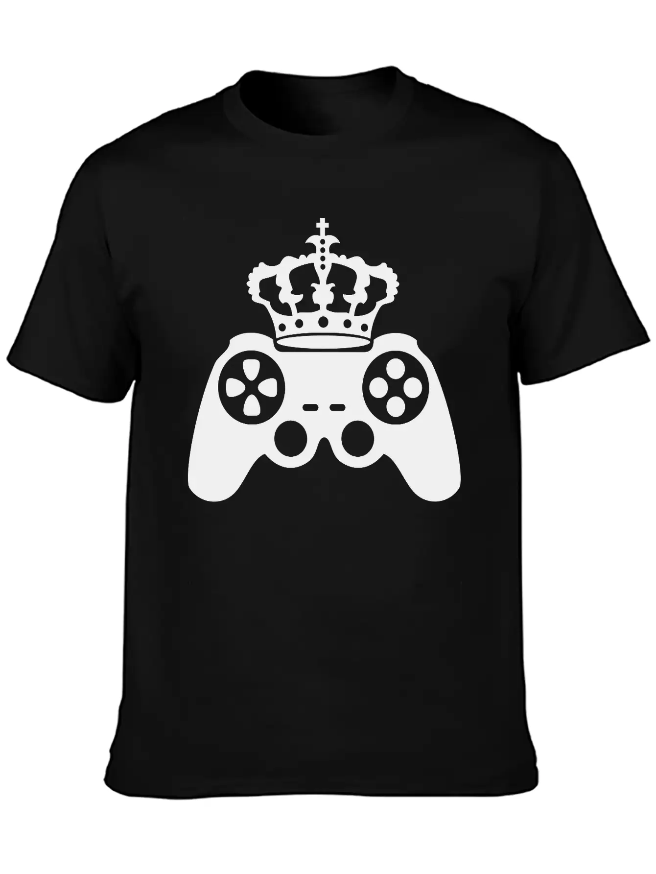Black Gamer Gamble Playing Computer Fun Console Co Essential Cotton Tee For Daily Outfits – Unisex Style
