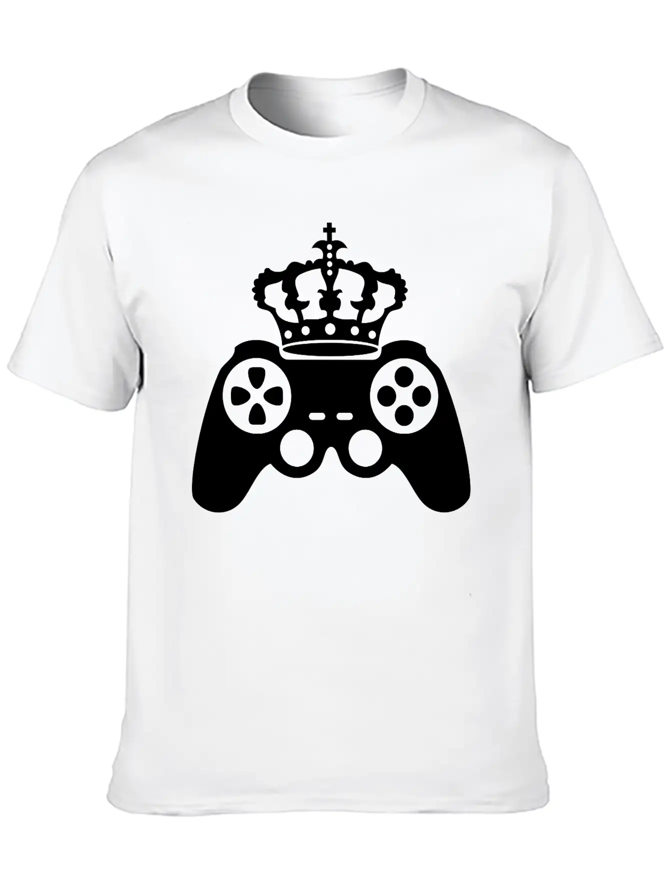 Black Gamer Gamble Playing Computer Fun Console Co Essential Cotton Tee For Daily Outfits – Unisex Style