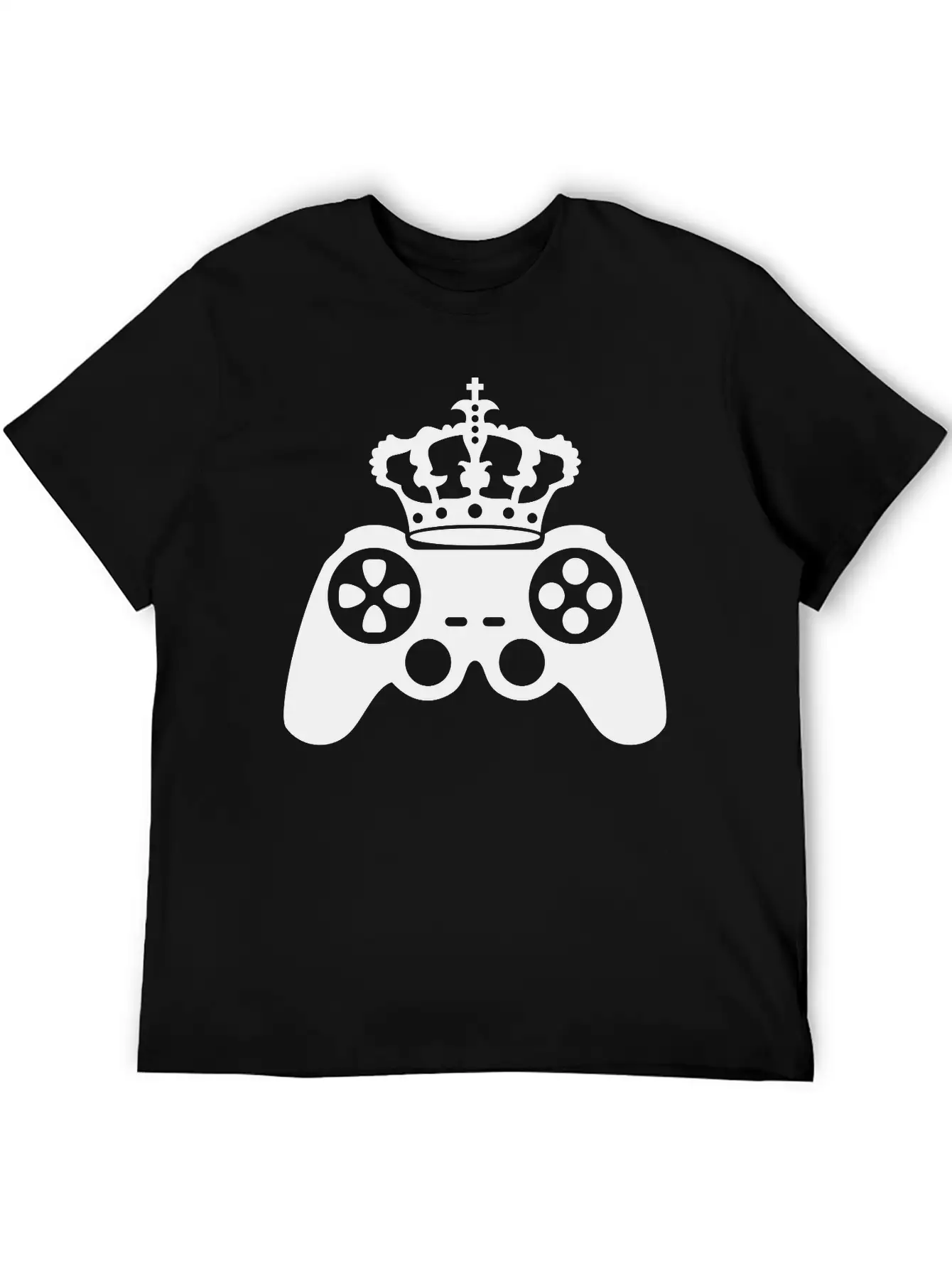 Black Gamer Gamble Playing Computer Fun Console Co Essential Cotton Tee For Daily Outfits – Unisex Style