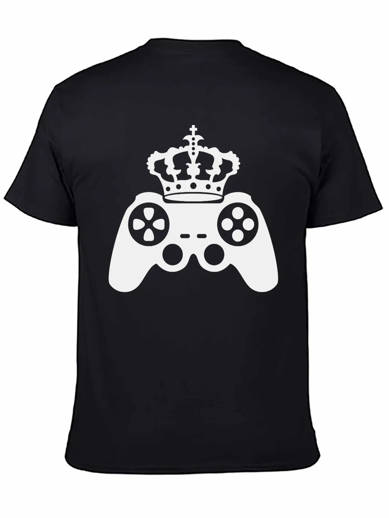 Black Gamer Gamble Playing Computer Fun Console Co Essential Cotton Tee For Daily Outfits – Unisex Style