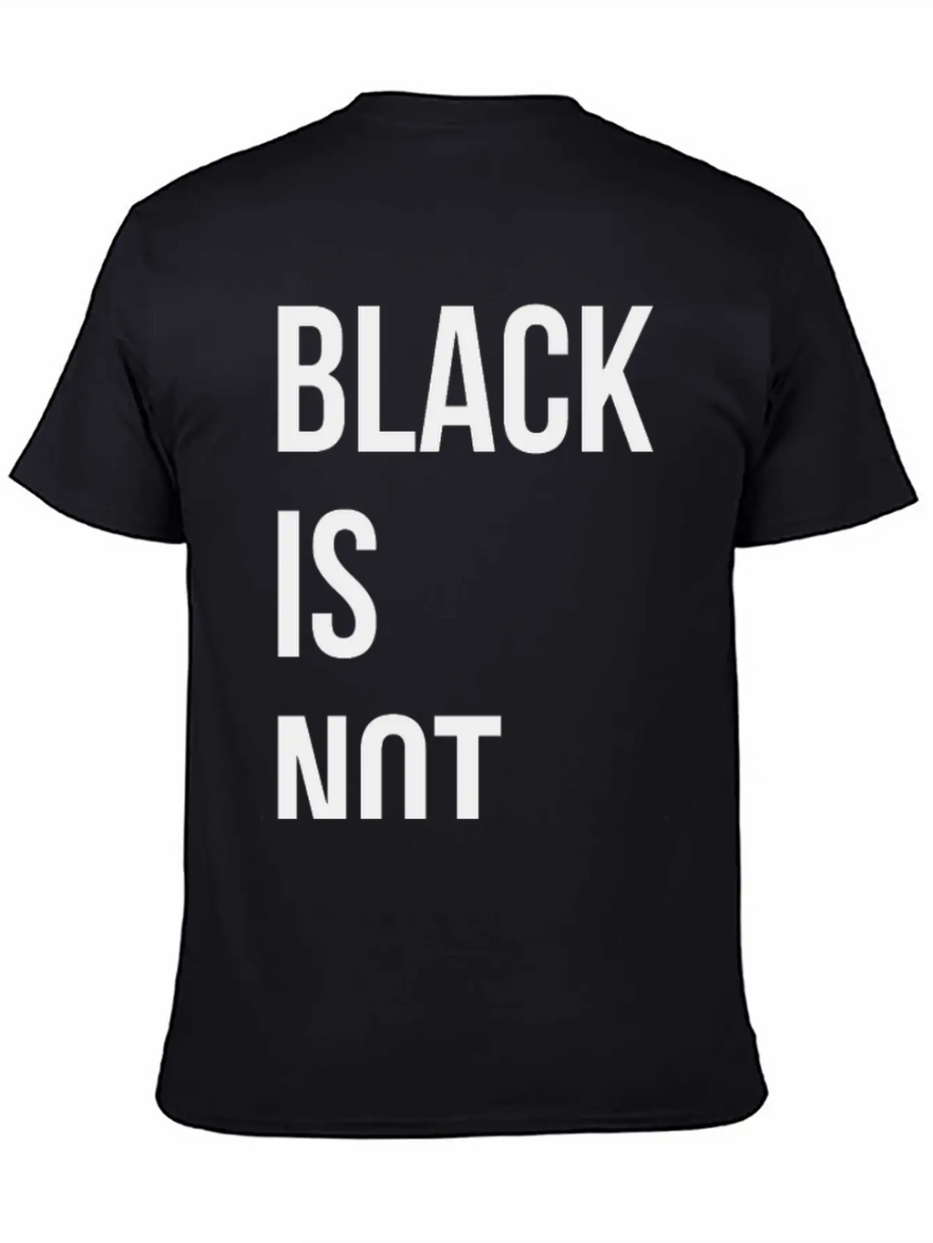 Black Is Not Sad Casual Graphic T-Shirt – Simple And Comfortable Daily Wear