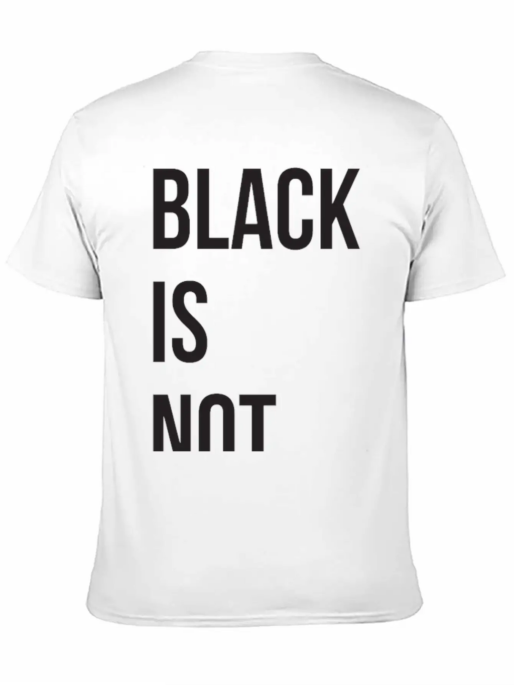 Black Is Not Sad Casual Graphic T-Shirt – Simple And Comfortable Daily Wear