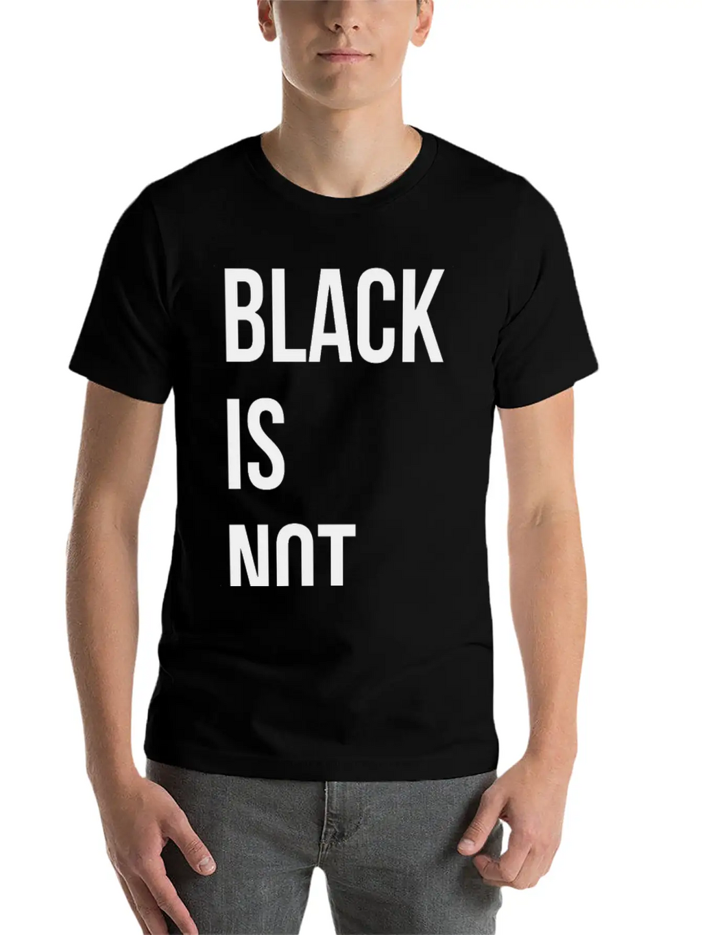 Black Is Not Sad Unisex Casual T-Shirt – Clean Design For Daily Comfort