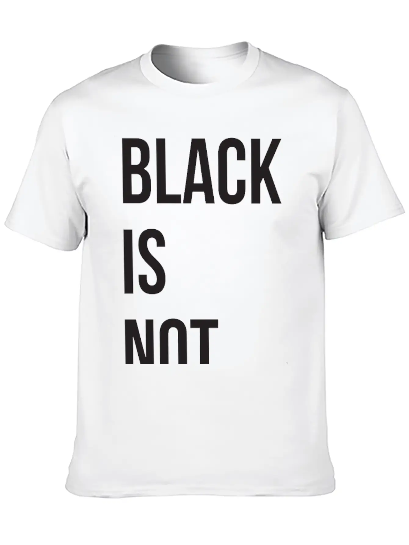 Black Is Not Sad Unisex Casual T-Shirt – Clean Design For Daily Comfort
