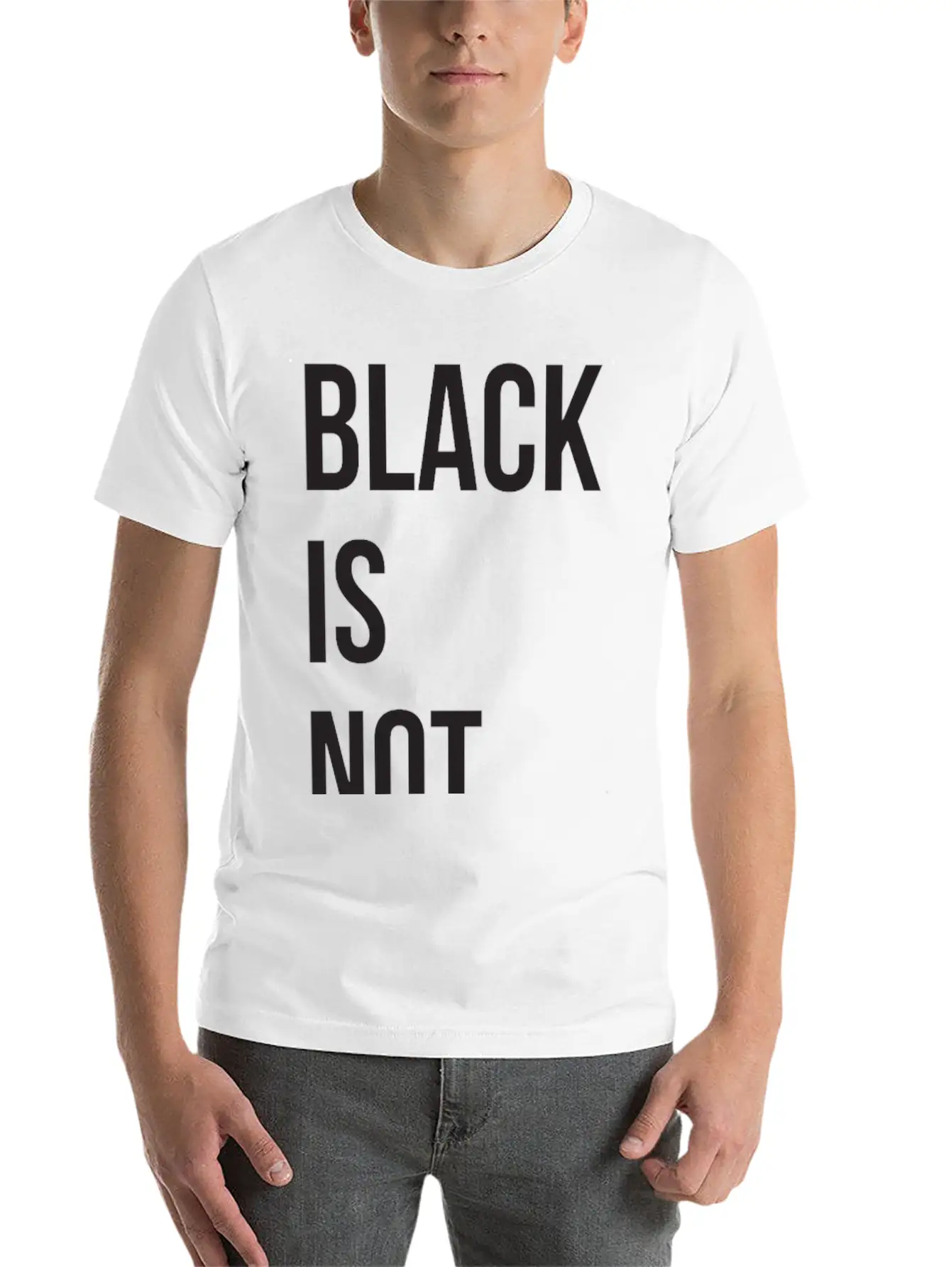 Black Is Not Sad Unisex Casual T-Shirt – Clean Design For Daily Comfort