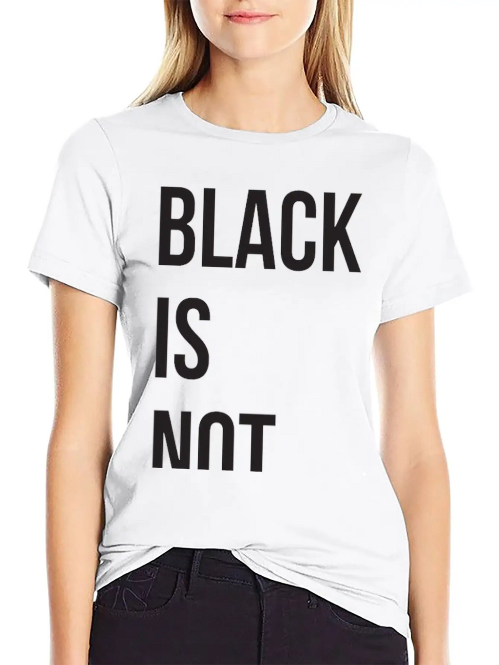Black Is Not Sad Unisex Casual T-Shirt – Clean Design For Daily Comfort