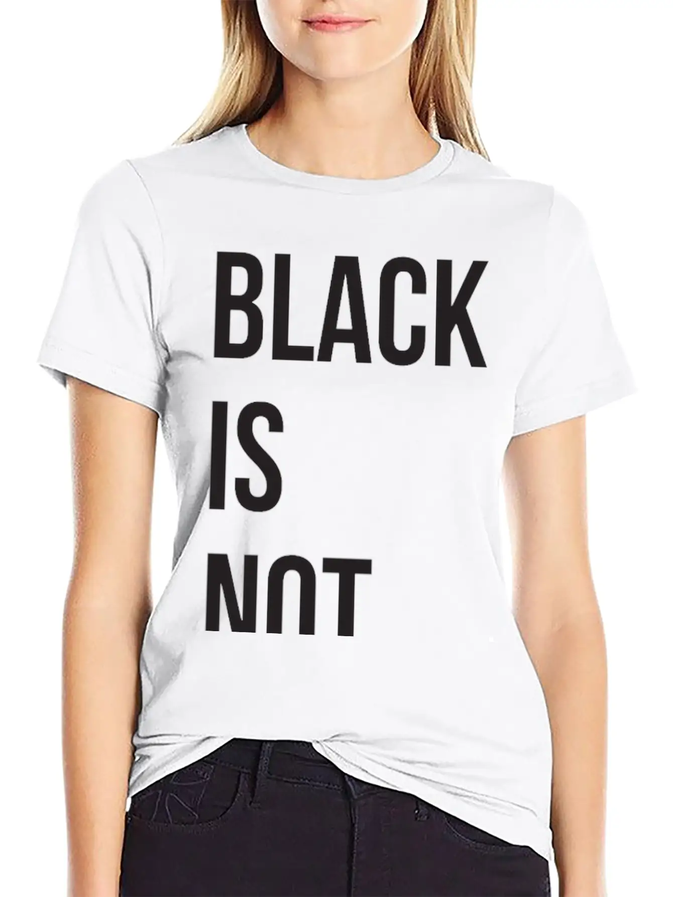 Black Is Not Sad Unisex Casual T-Shirt – Clean Design For Daily Comfort