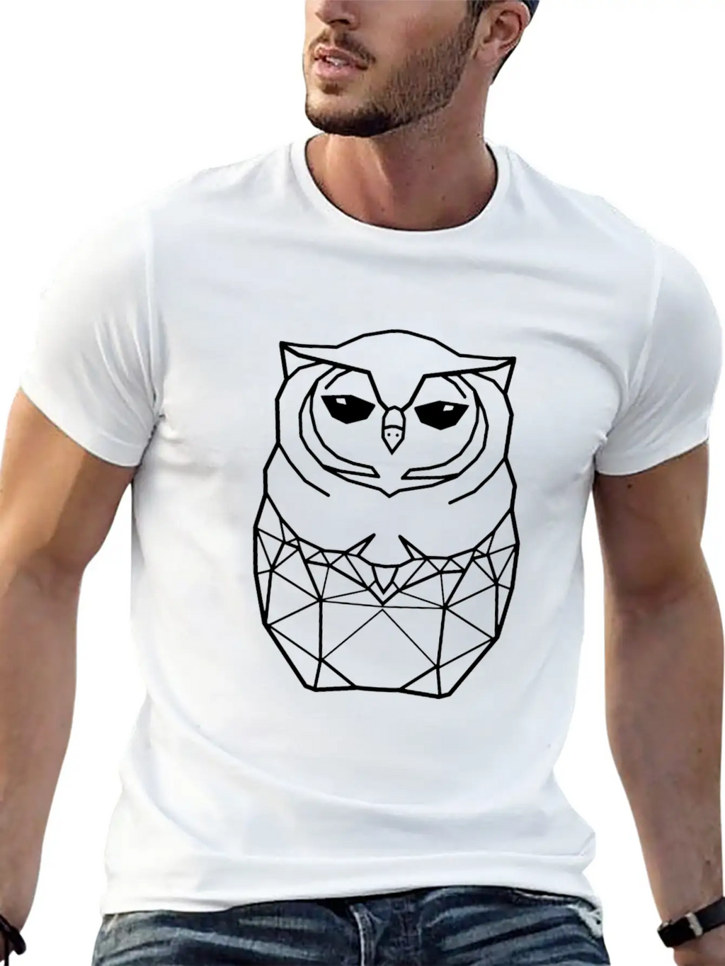Black Owl Casual Graphic T-Shirt – Simple And Comfortable Daily Wear