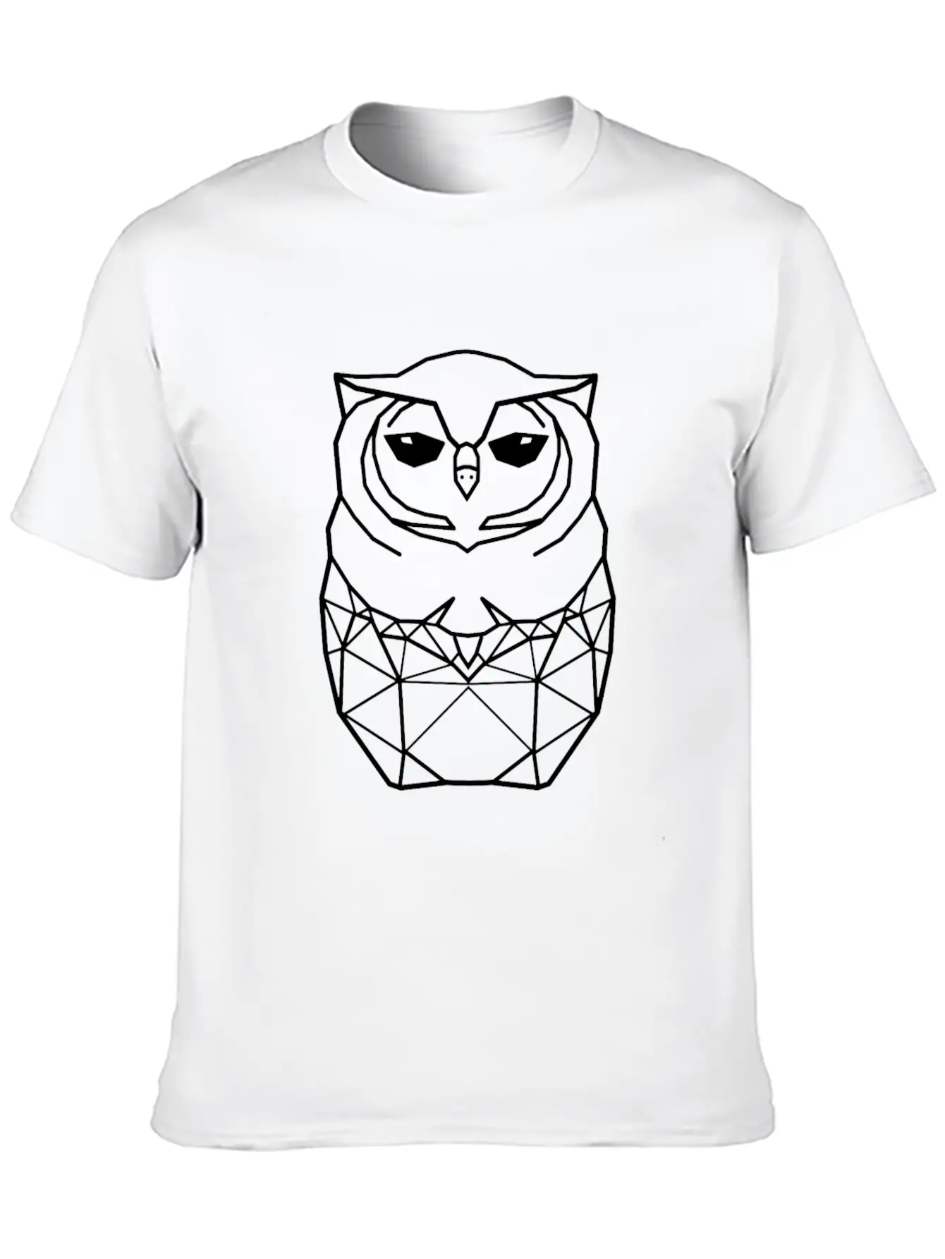 Black Owl Casual Graphic T-Shirt – Simple And Comfortable Daily Wear