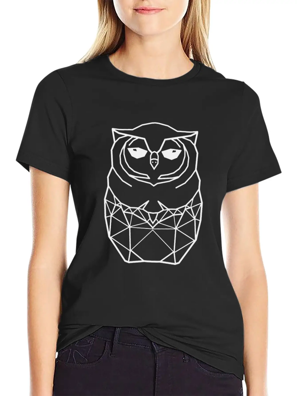 Black Owl Casual Graphic T-Shirt – Simple And Comfortable Daily Wear