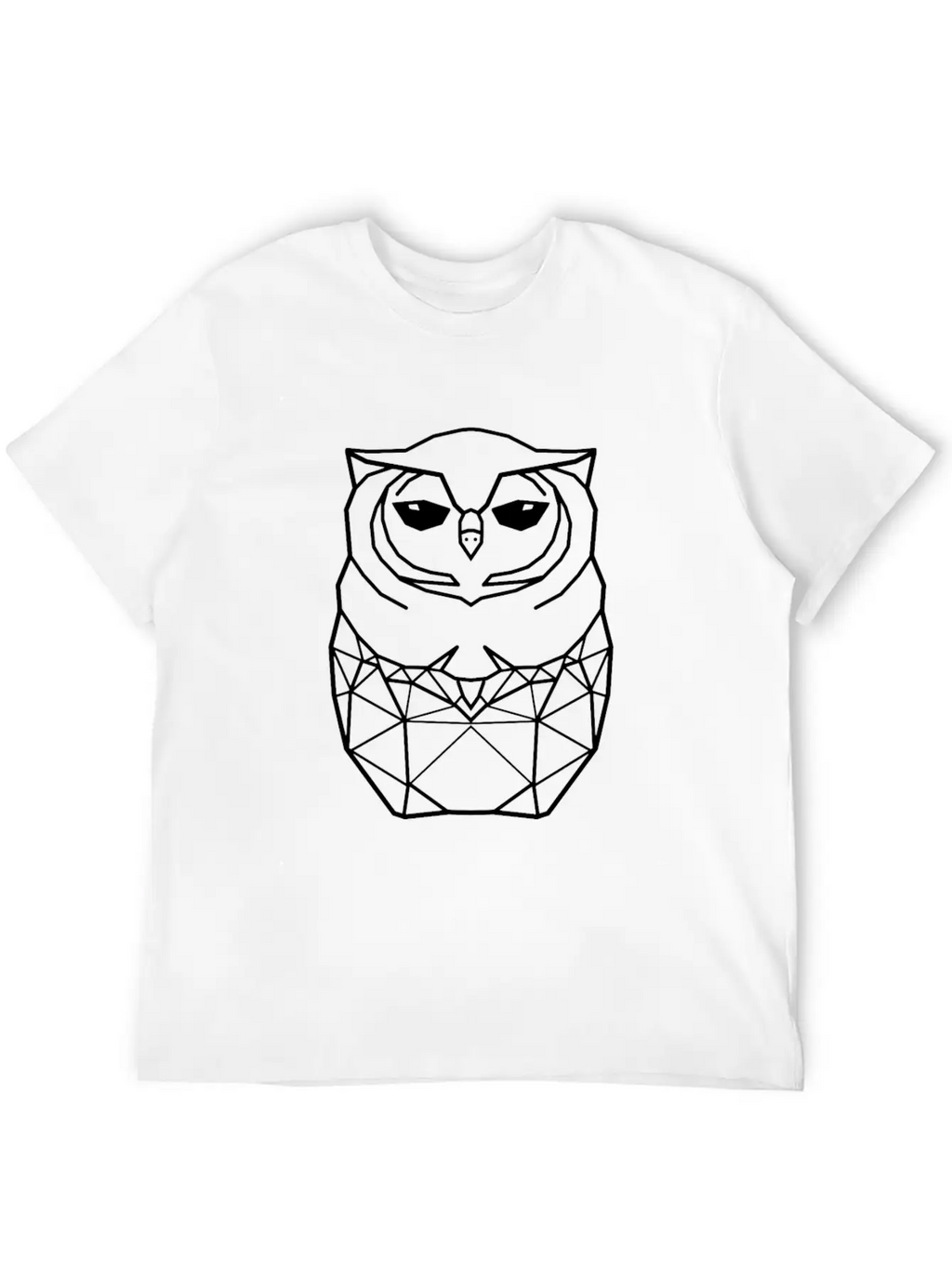 Black Owl Casual Graphic T-Shirt – Simple And Comfortable Daily Wear