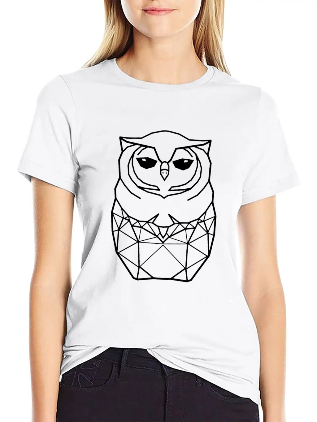 Black Owl Casual Graphic T-Shirt – Simple And Comfortable Daily Wear