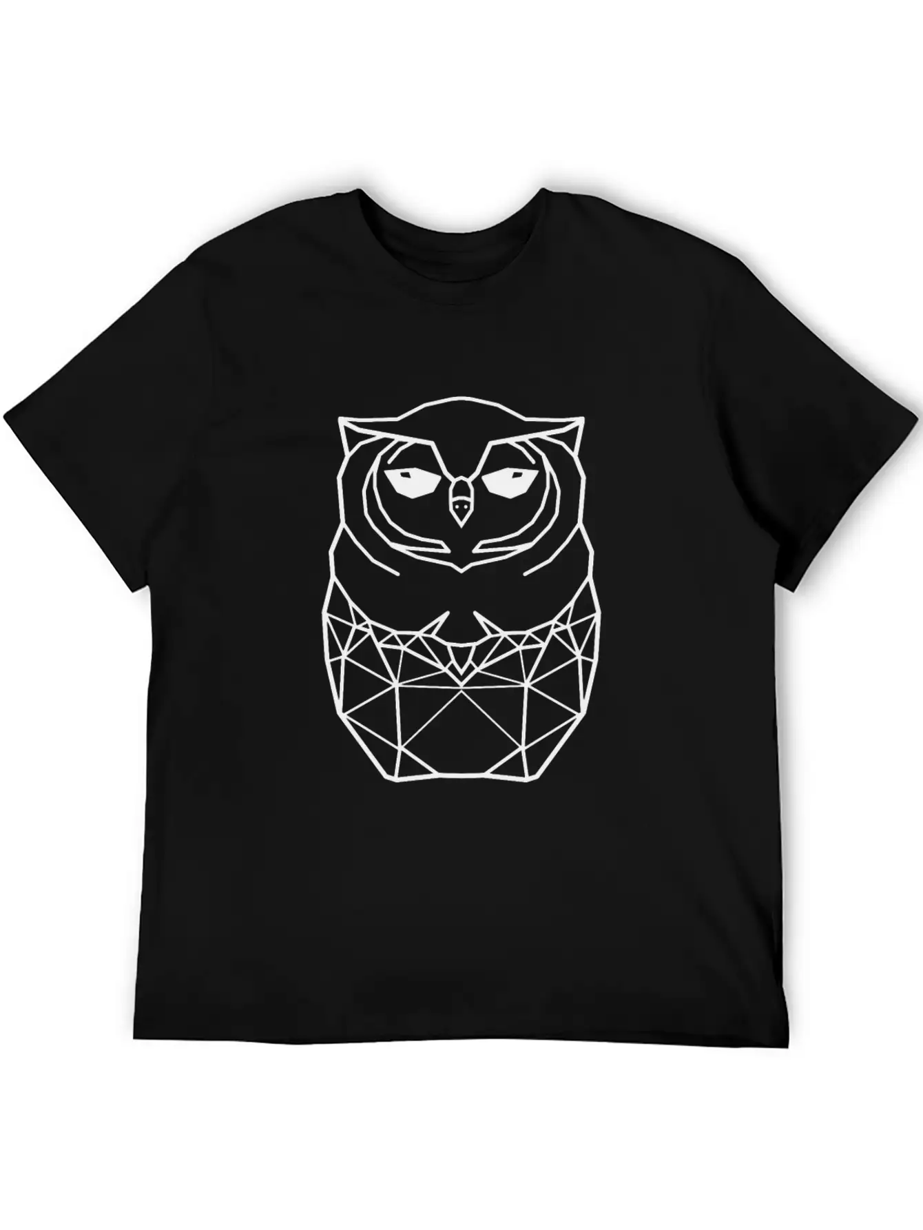 Black Owl Casual Graphic T-Shirt – Simple And Comfortable Daily Wear