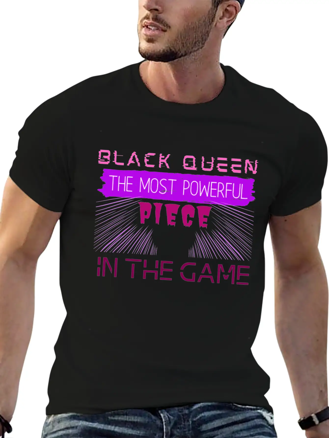 Black Queen The Most Powerful Piece In The Game Stylish Everyday T-Shirt – Unisex Basic Cotton Tee