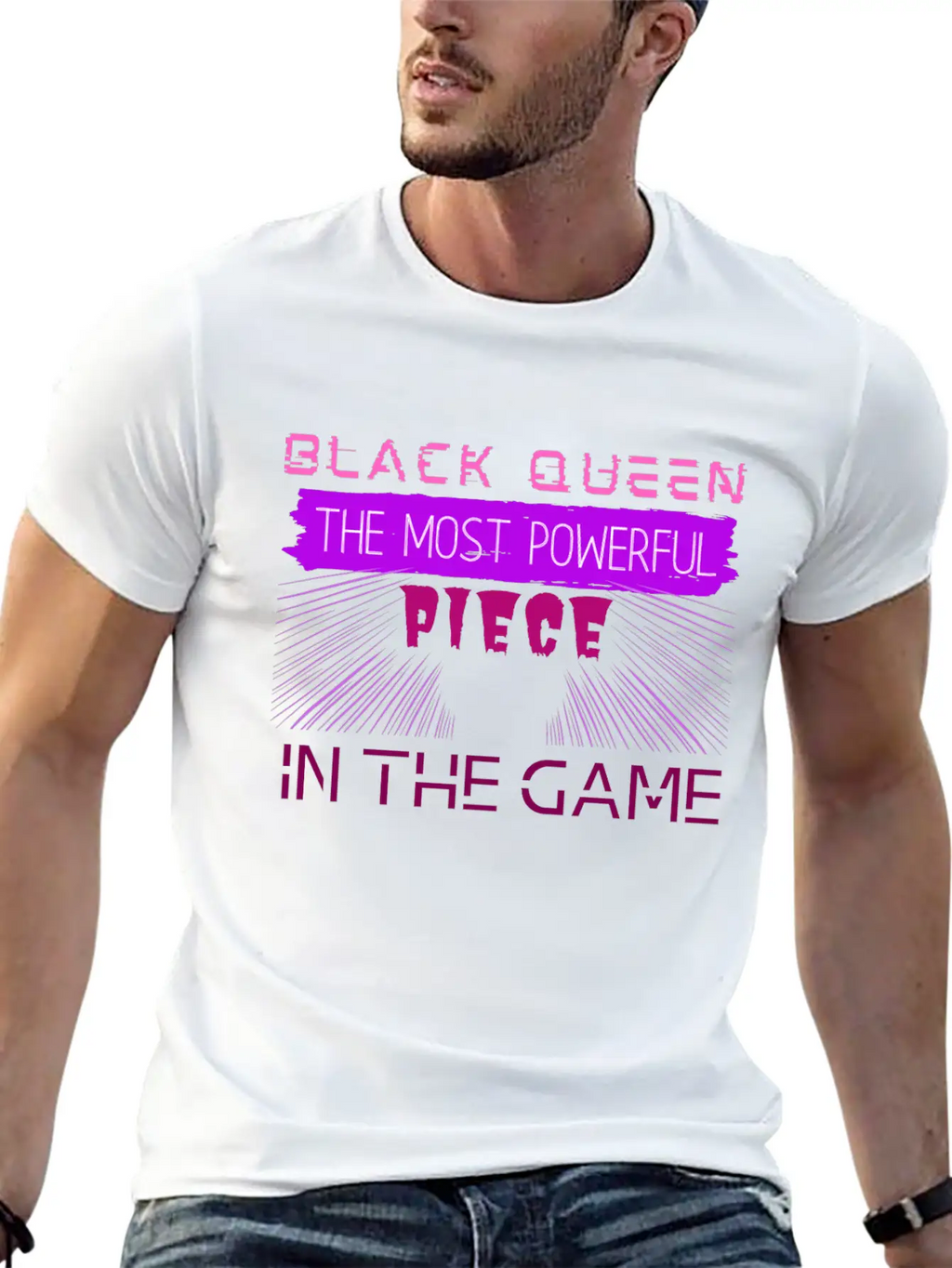 Black Queen The Most Powerful Piece In The Game Stylish Everyday T-Shirt – Unisex Basic Cotton Tee
