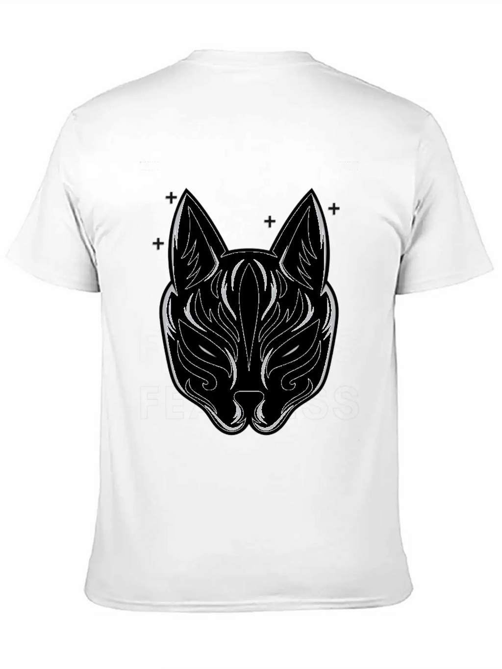 Black White Modern Fearless T Shirt Design Unisex Casual T-Shirt – Clean Design For Daily Comfort
