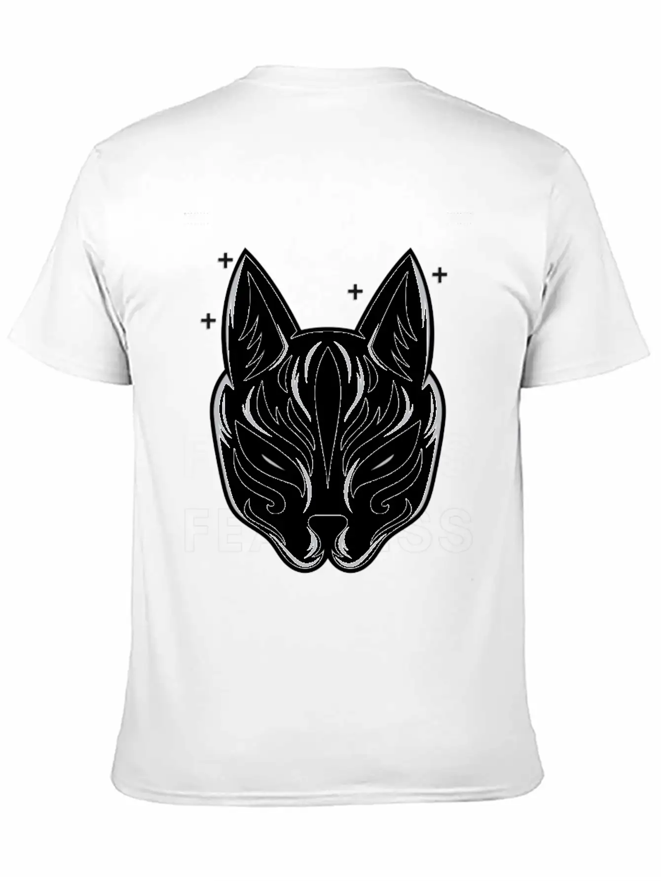 Black White Modern Fearless T Shirt Design Unisex Casual T-Shirt – Clean Design For Daily Comfort