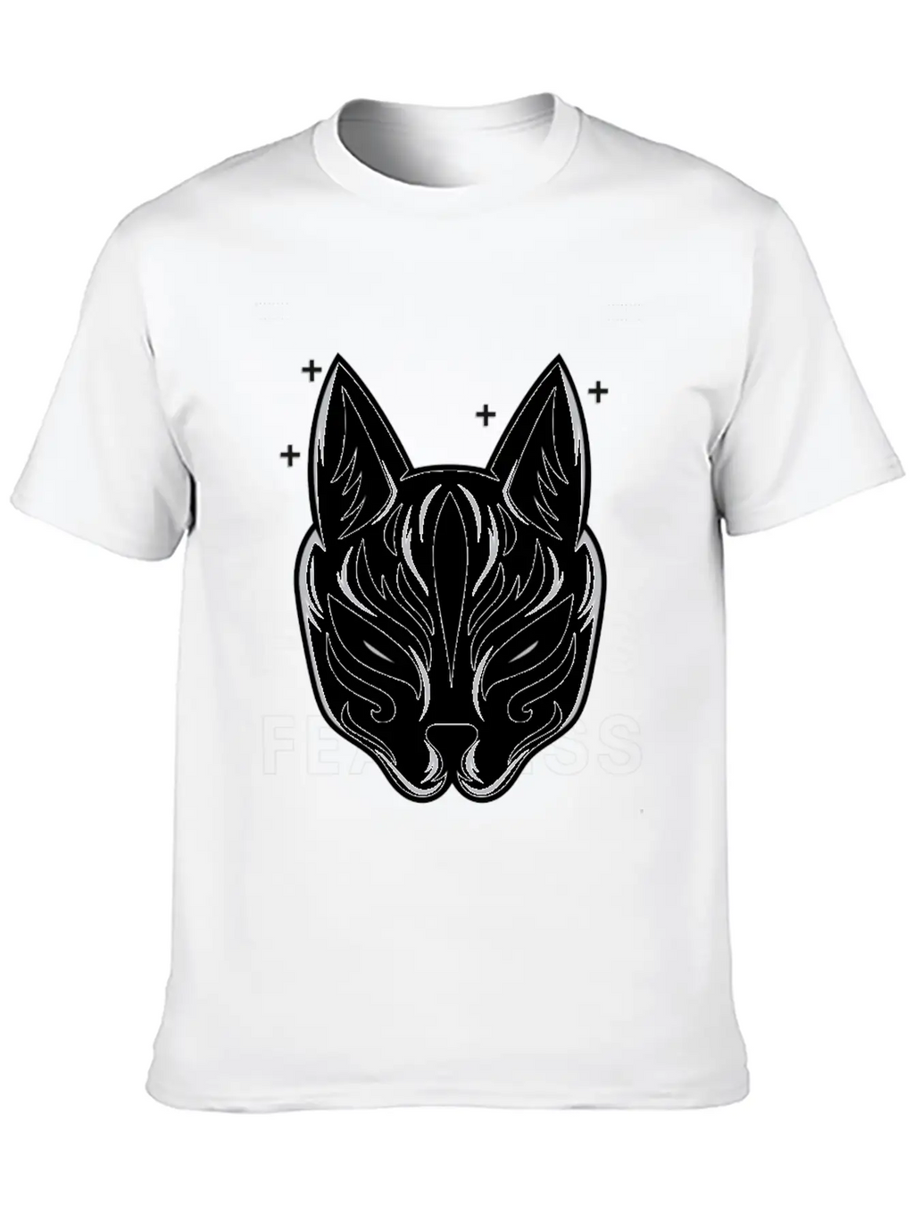 Black White Modern Fearless T Shirt Design Unisex Casual T-Shirt – Clean Design For Daily Comfort