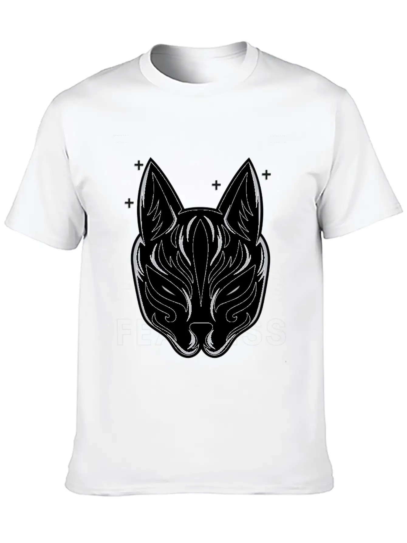 Black White Modern Fearless T Shirt Design Unisex Casual T-Shirt – Clean Design For Daily Comfort