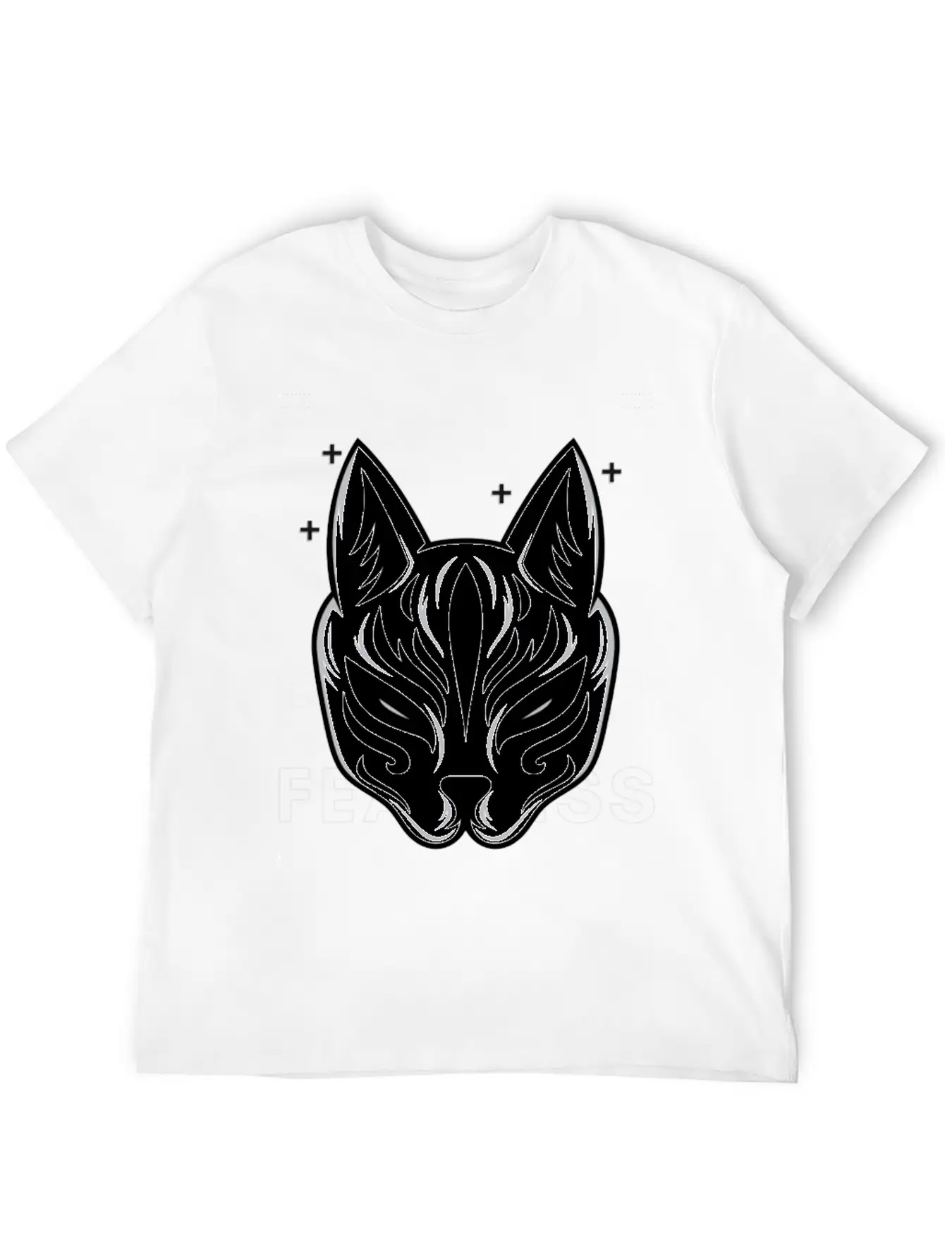 Black White Modern Fearless T Shirt Design Unisex Casual T-Shirt – Clean Design For Daily Comfort