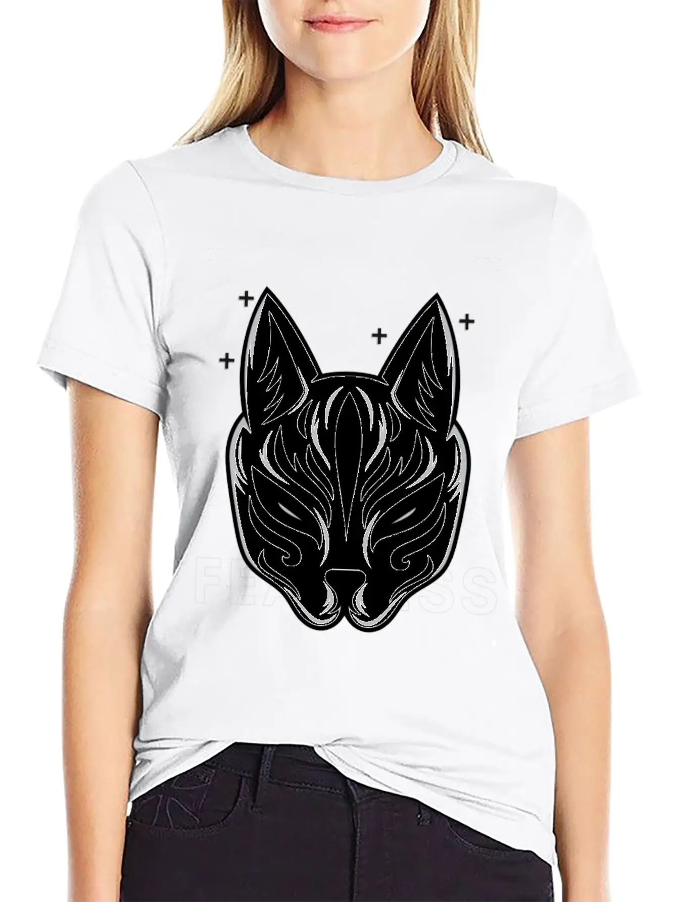 Black White Modern Fearless T Shirt Design Unisex Casual T-Shirt – Clean Design For Daily Comfort