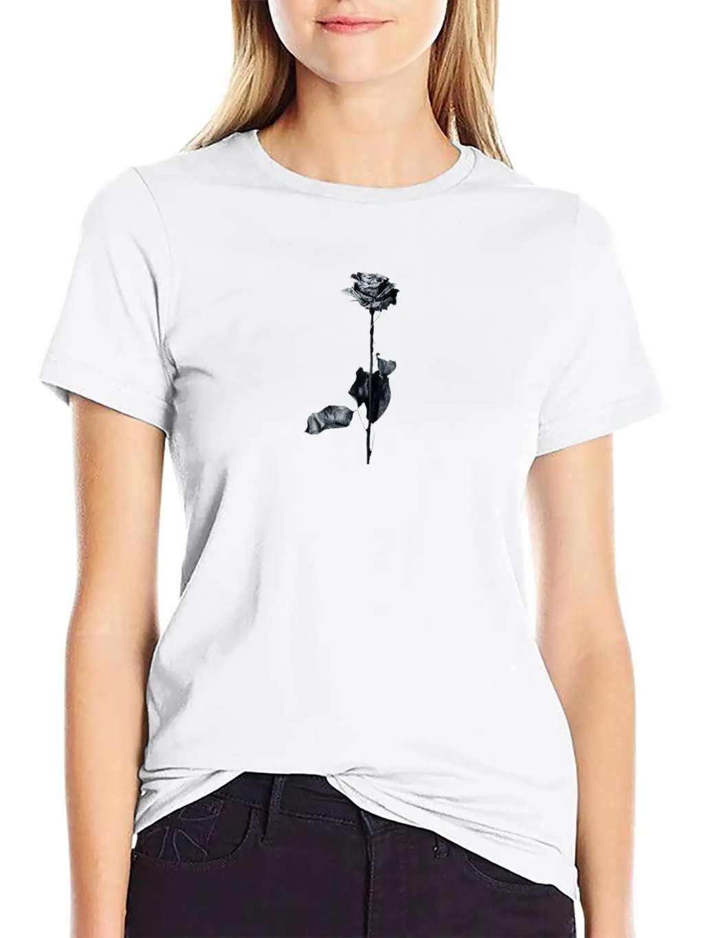 Blackbear - Deadroses Unisex Short Sleeve Soft Cotton T-Shirt – Casual Everyday Wear