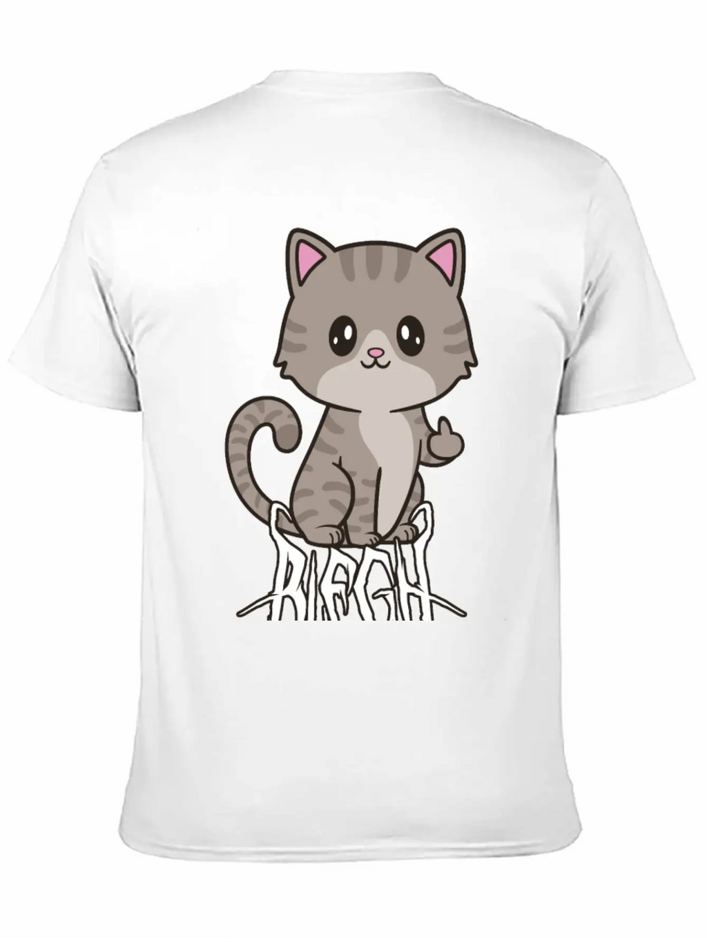 Blegh Cat Metal Metalcore Death Metal Unisex Casual T-Shirt – Clean Design For Daily Comfort