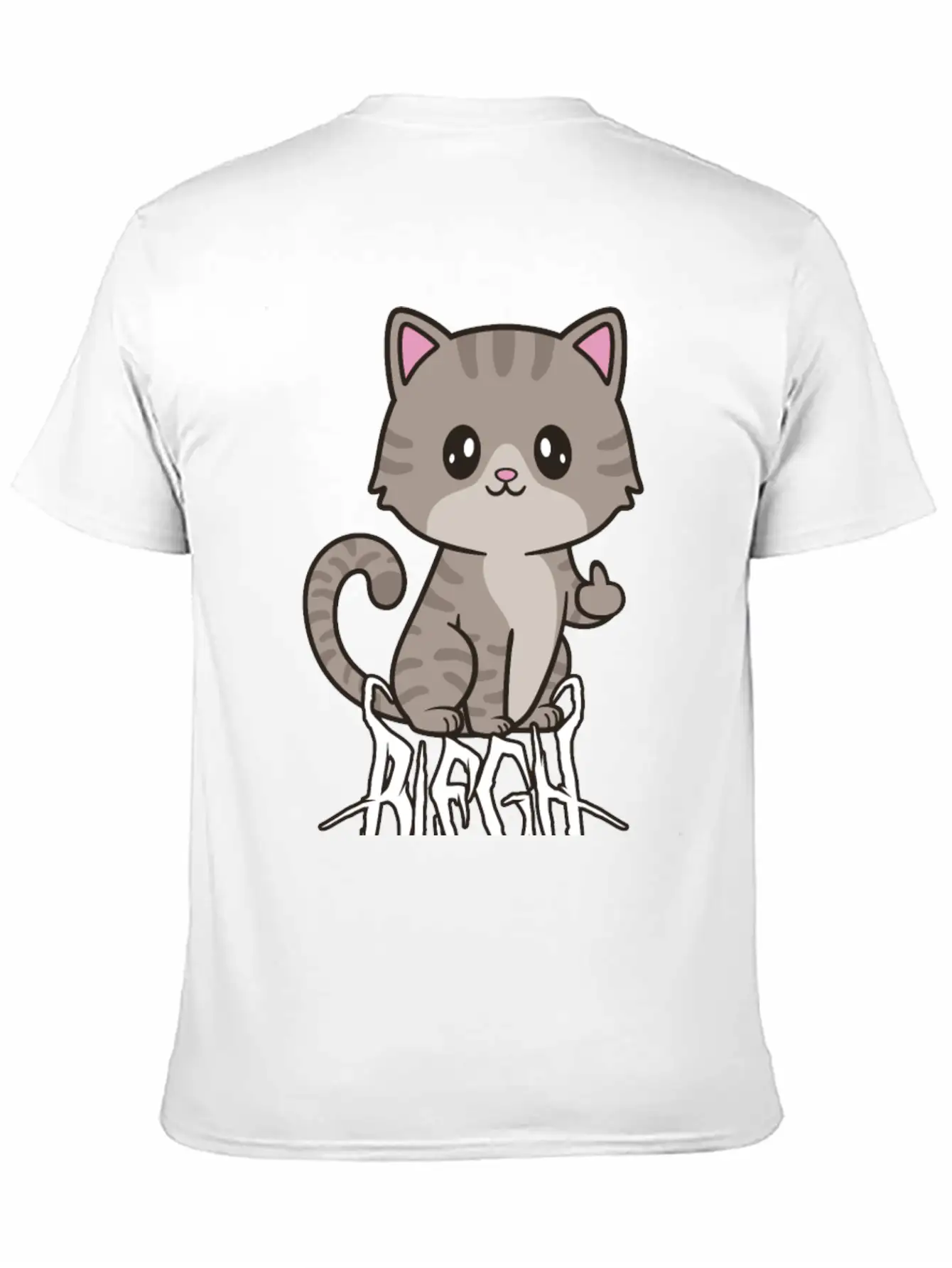 Blegh Cat Metal Metalcore Death Metal Unisex Casual T-Shirt – Clean Design For Daily Comfort