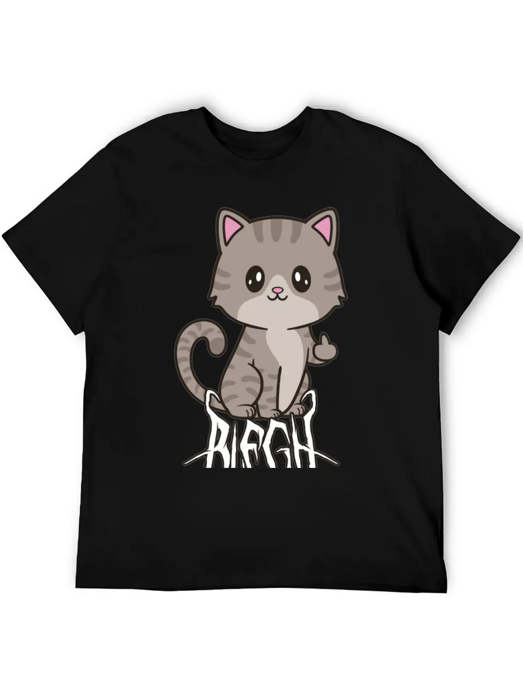 Blegh Cat Metal Metalcore Death Metal Unisex Casual T-Shirt – Clean Design For Daily Comfort
