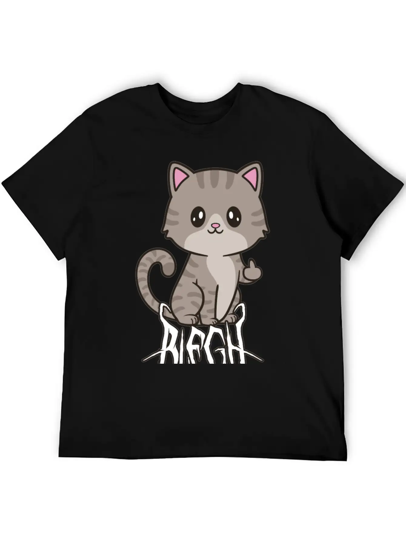 Blegh Cat Metal Metalcore Death Metal Unisex Casual T-Shirt – Clean Design For Daily Comfort