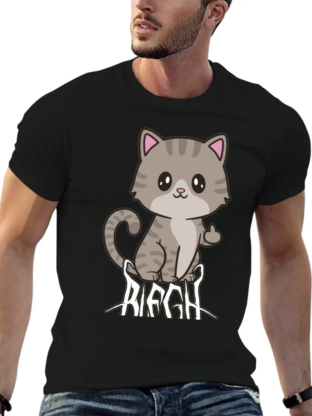 Blegh Cat Metal Metalcore Death Metal Unisex Casual T-Shirt – Clean Design For Daily Comfort