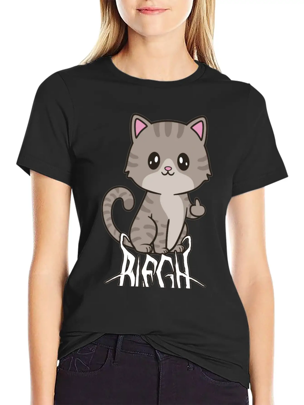 Blegh Cat Metal Metalcore Death Metal Unisex Casual T-Shirt – Clean Design For Daily Comfort
