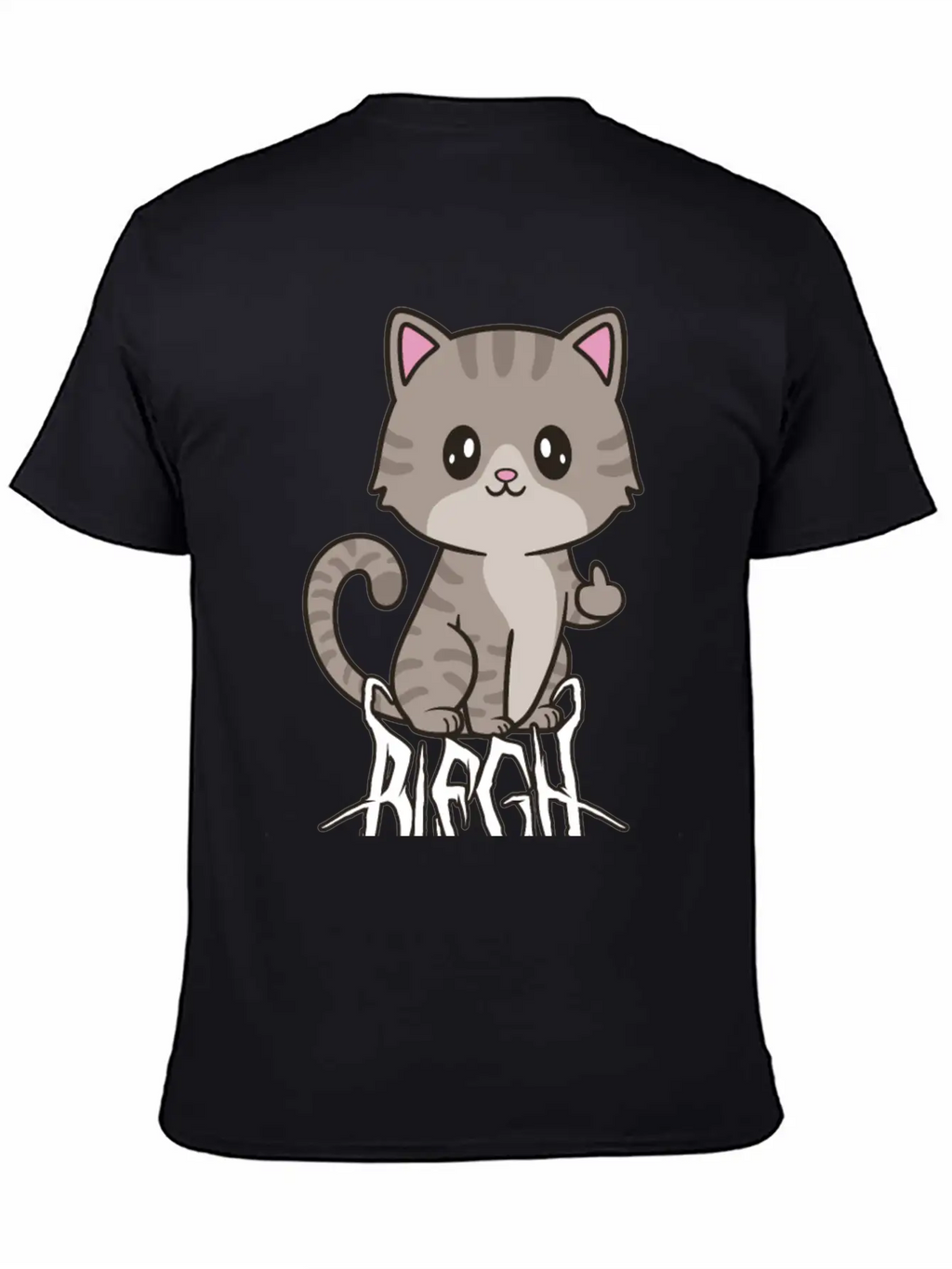 Blegh Cat Metal Metalcore Death Metal Unisex Casual T-Shirt – Clean Design For Daily Comfort