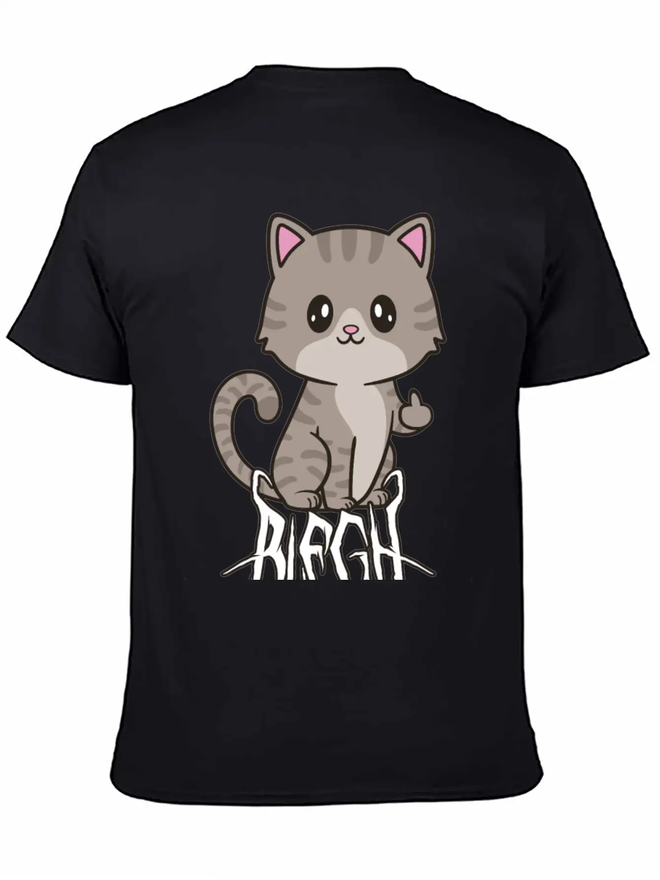 Blegh Cat Metal Metalcore Death Metal Unisex Casual T-Shirt – Clean Design For Daily Comfort