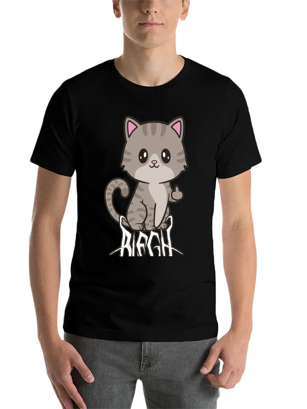 Blegh Cat Metal Metalcore Death Metal Unisex Casual T-Shirt – Clean Design For Daily Comfort