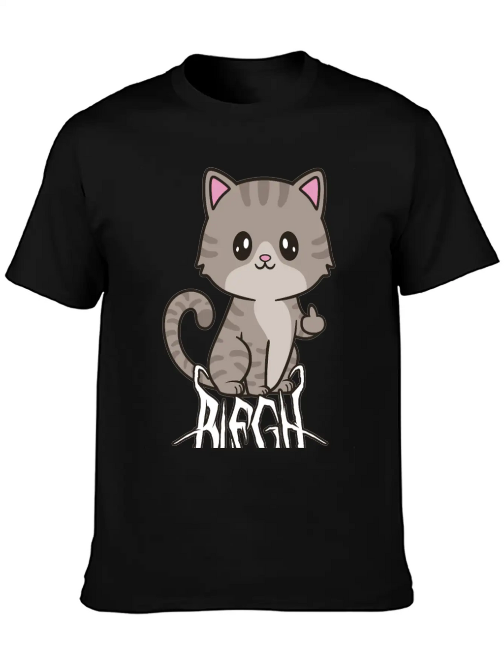 Blegh Cat Metal Metalcore Death Metal Unisex Casual T-Shirt – Clean Design For Daily Comfort