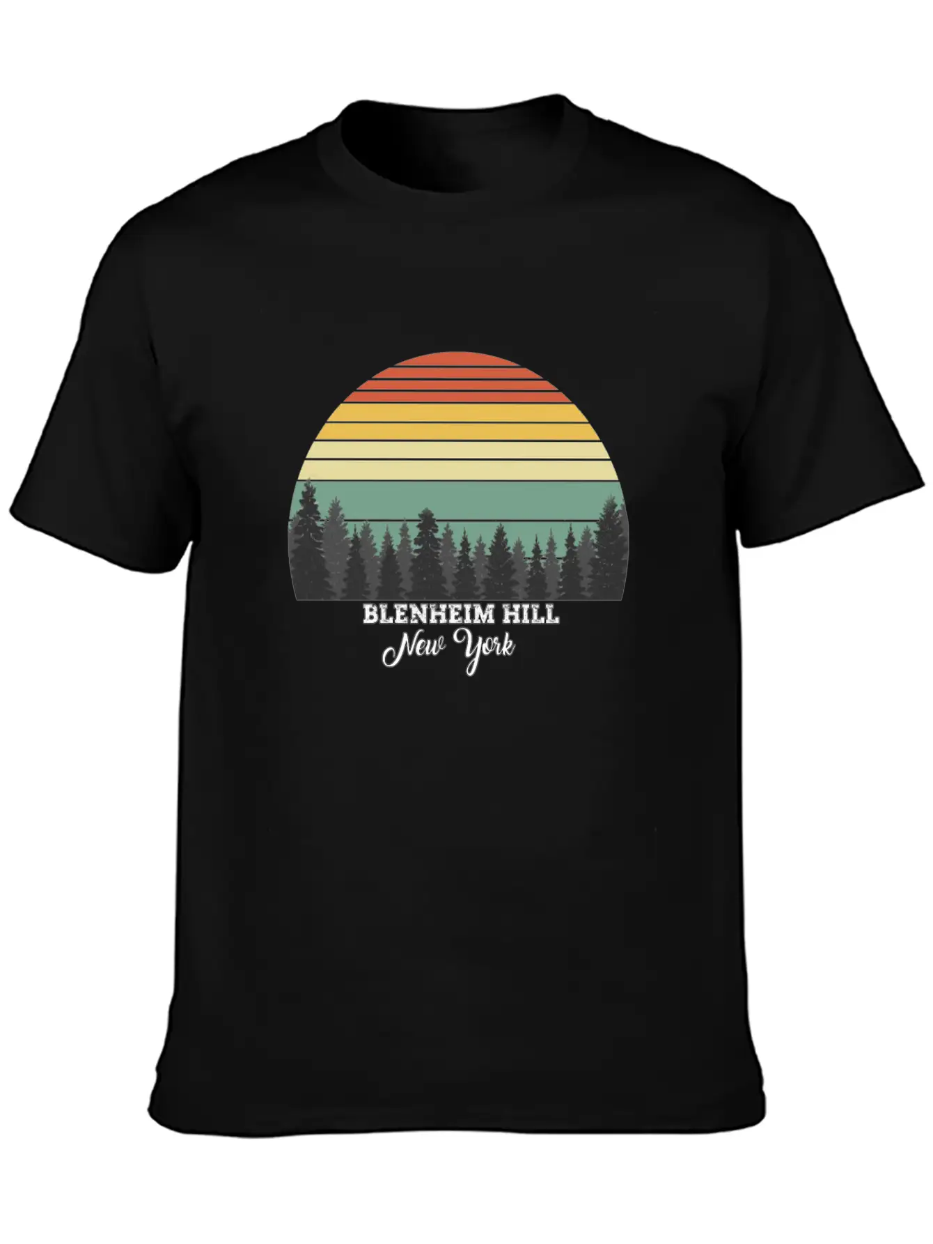 Blenheim Hill New York Unisex Casual T-Shirt – Clean Design For Daily Comfort