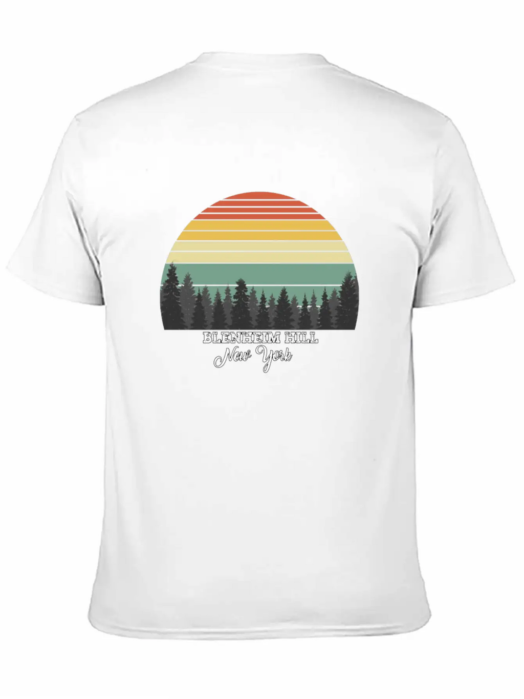 Blenheim Hill New York Unisex Casual T-Shirt – Clean Design For Daily Comfort