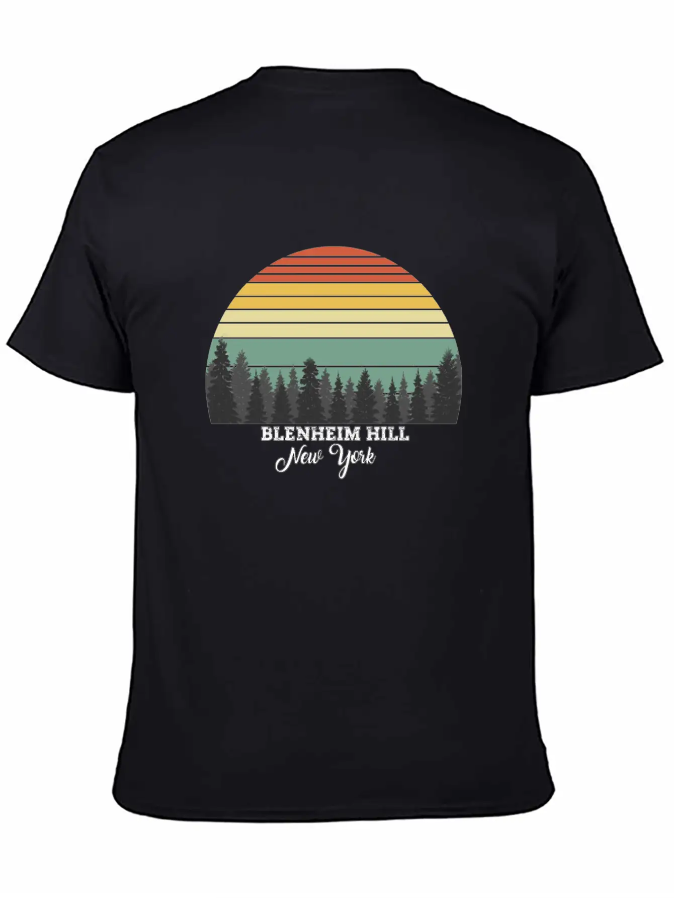 Blenheim Hill New York Unisex Casual T-Shirt – Clean Design For Daily Comfort