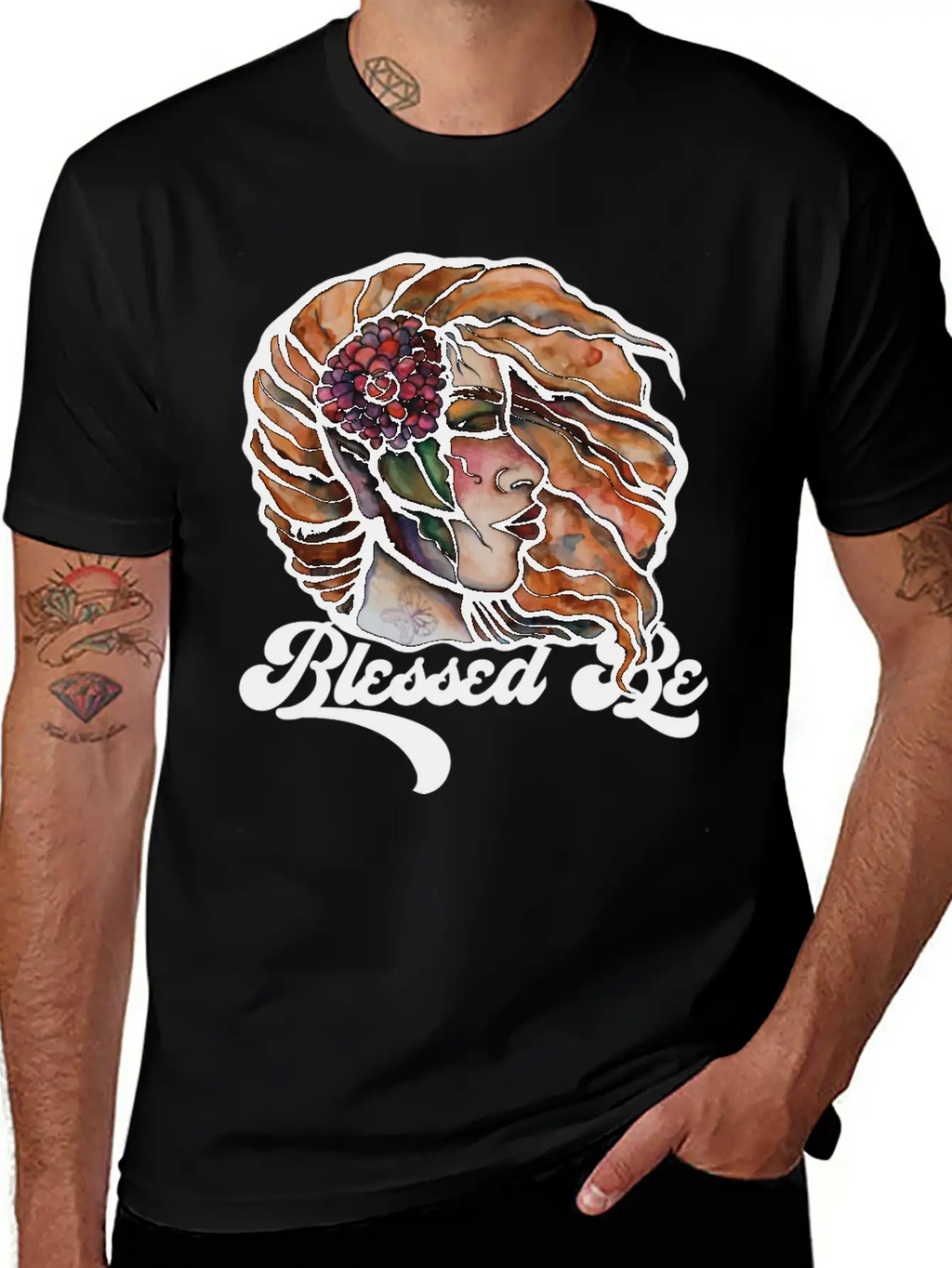 Blessed Be Goddess Unisex Casual T-Shirt – Clean Design For Daily Comfort