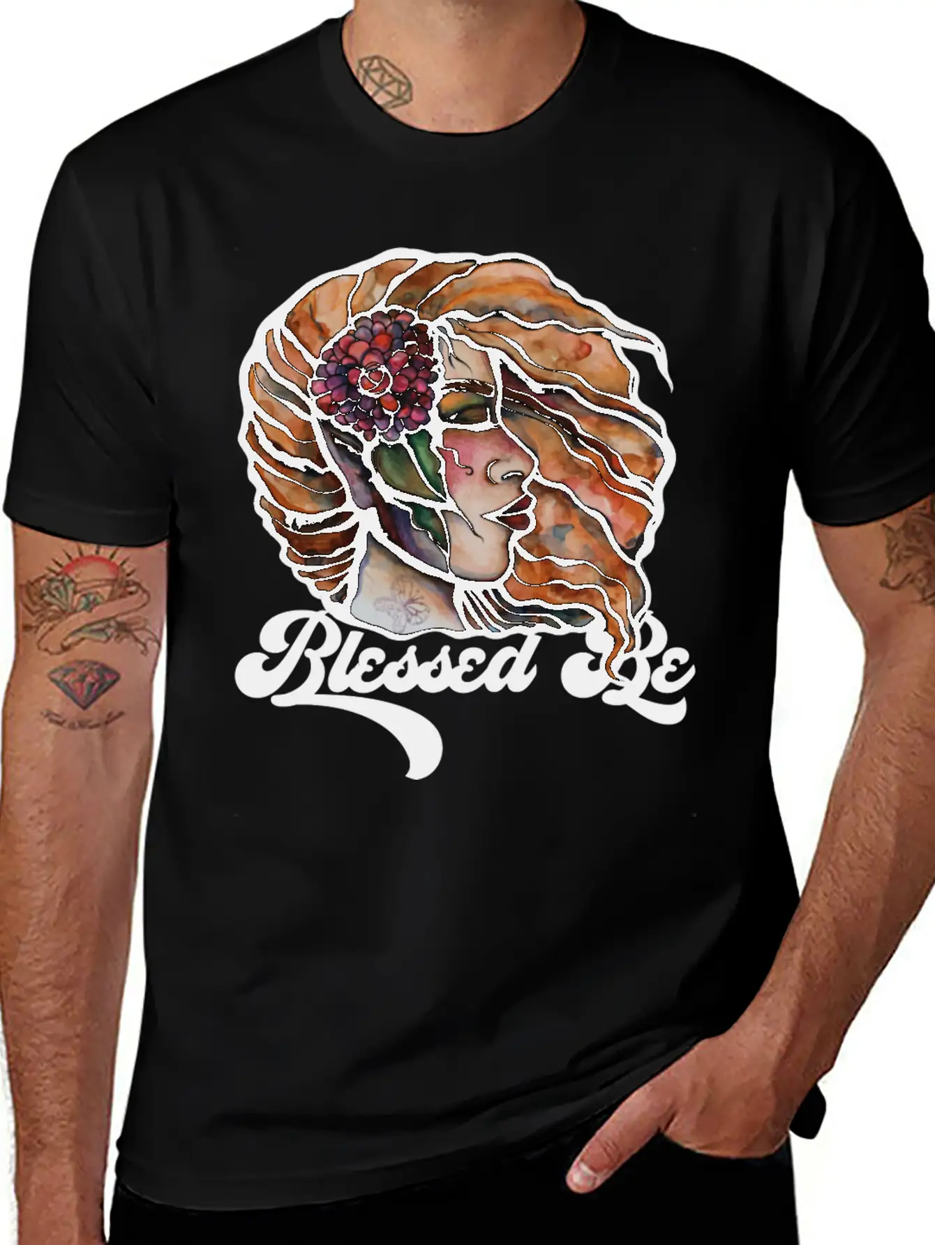 Blessed Be Goddess Unisex Casual T-Shirt – Clean Design For Daily Comfort