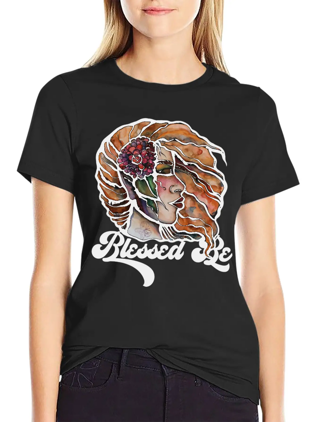 Blessed Be Goddess Unisex Casual T-Shirt – Clean Design For Daily Comfort