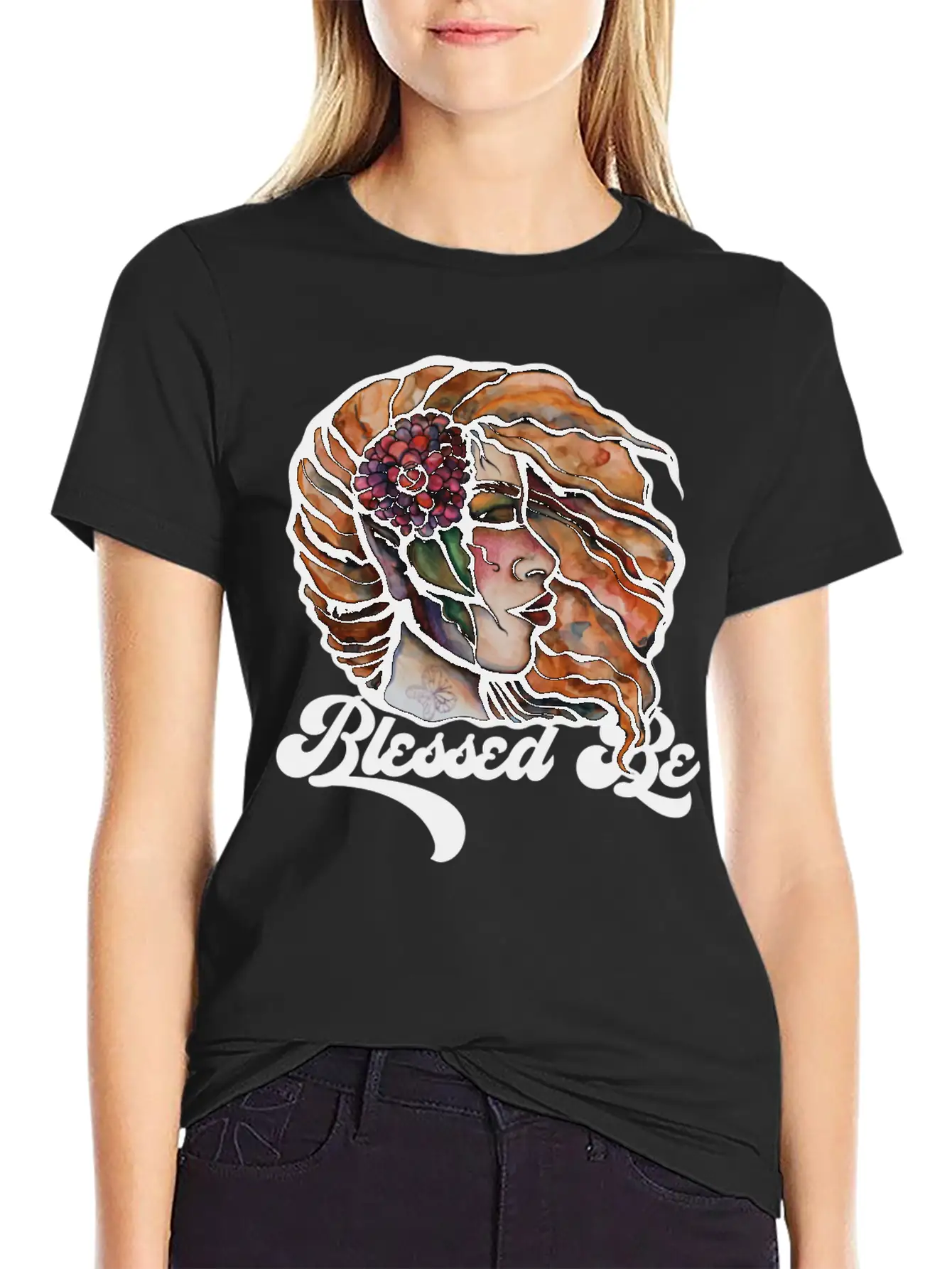 Blessed Be Goddess Unisex Casual T-Shirt – Clean Design For Daily Comfort