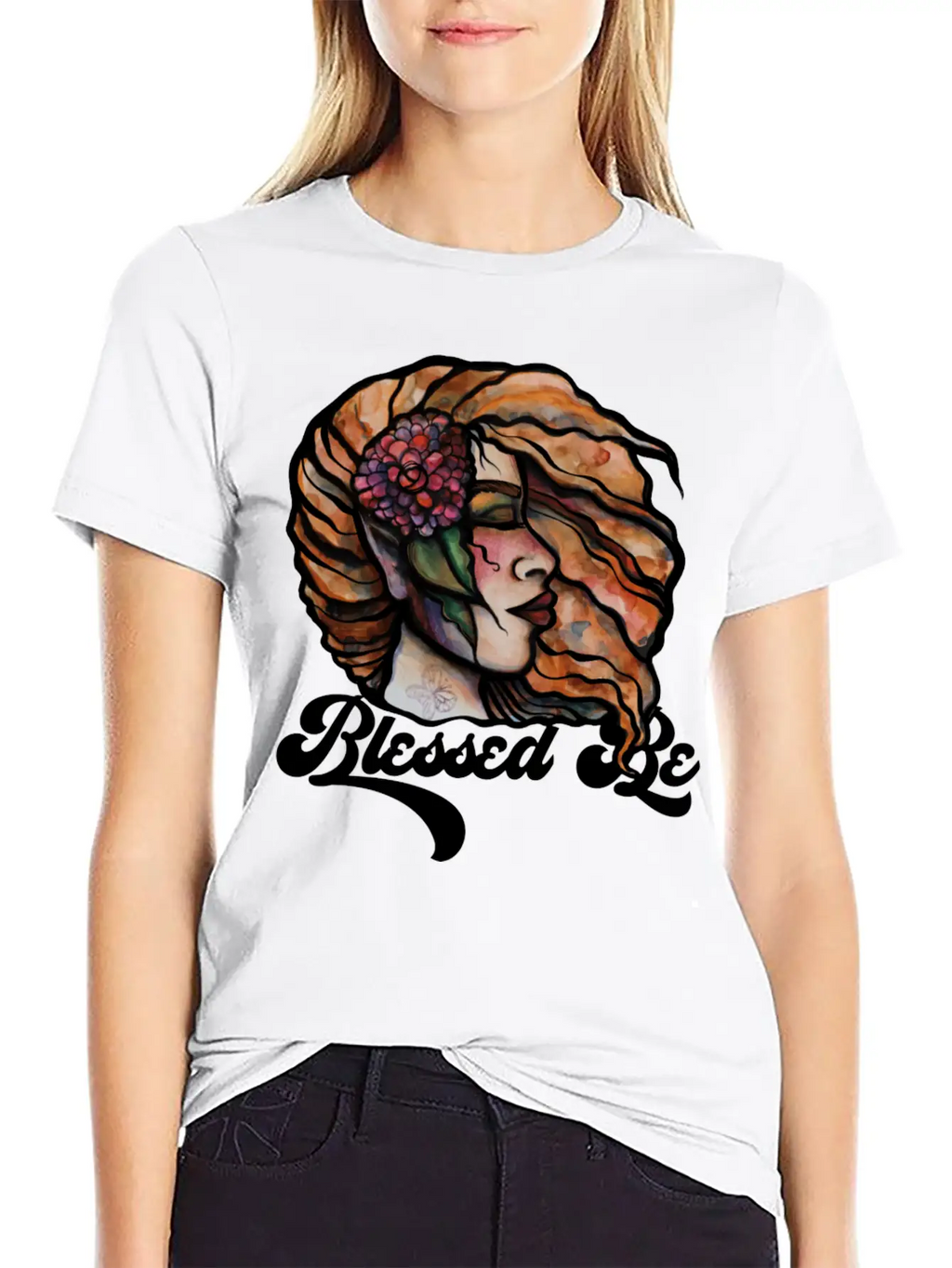 Blessed Be Goddess Unisex Casual T-Shirt – Clean Design For Daily Comfort