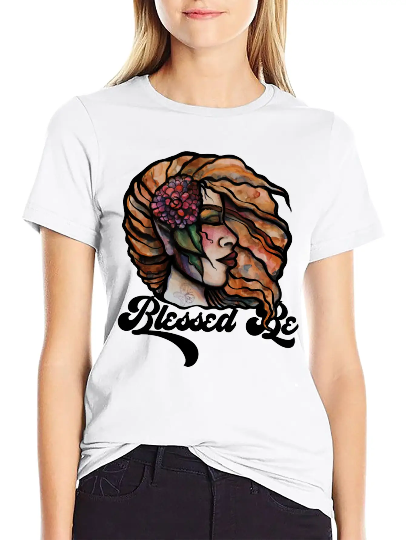 Blessed Be Goddess Unisex Casual T-Shirt – Clean Design For Daily Comfort